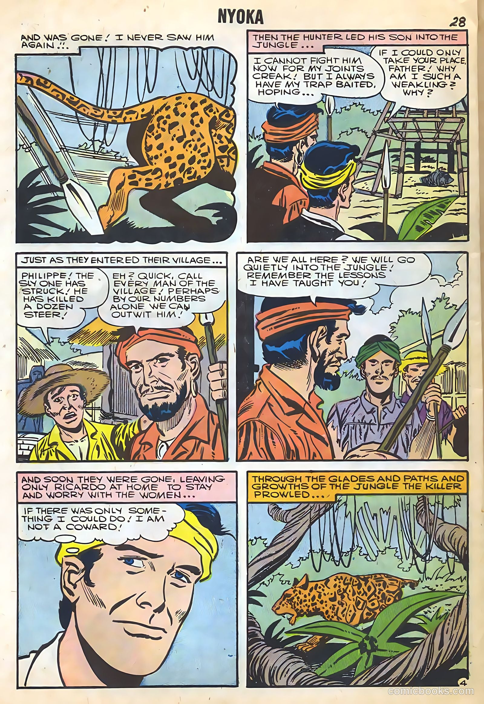 Nyoka the Jungle Girl #22 — page 30 of 36