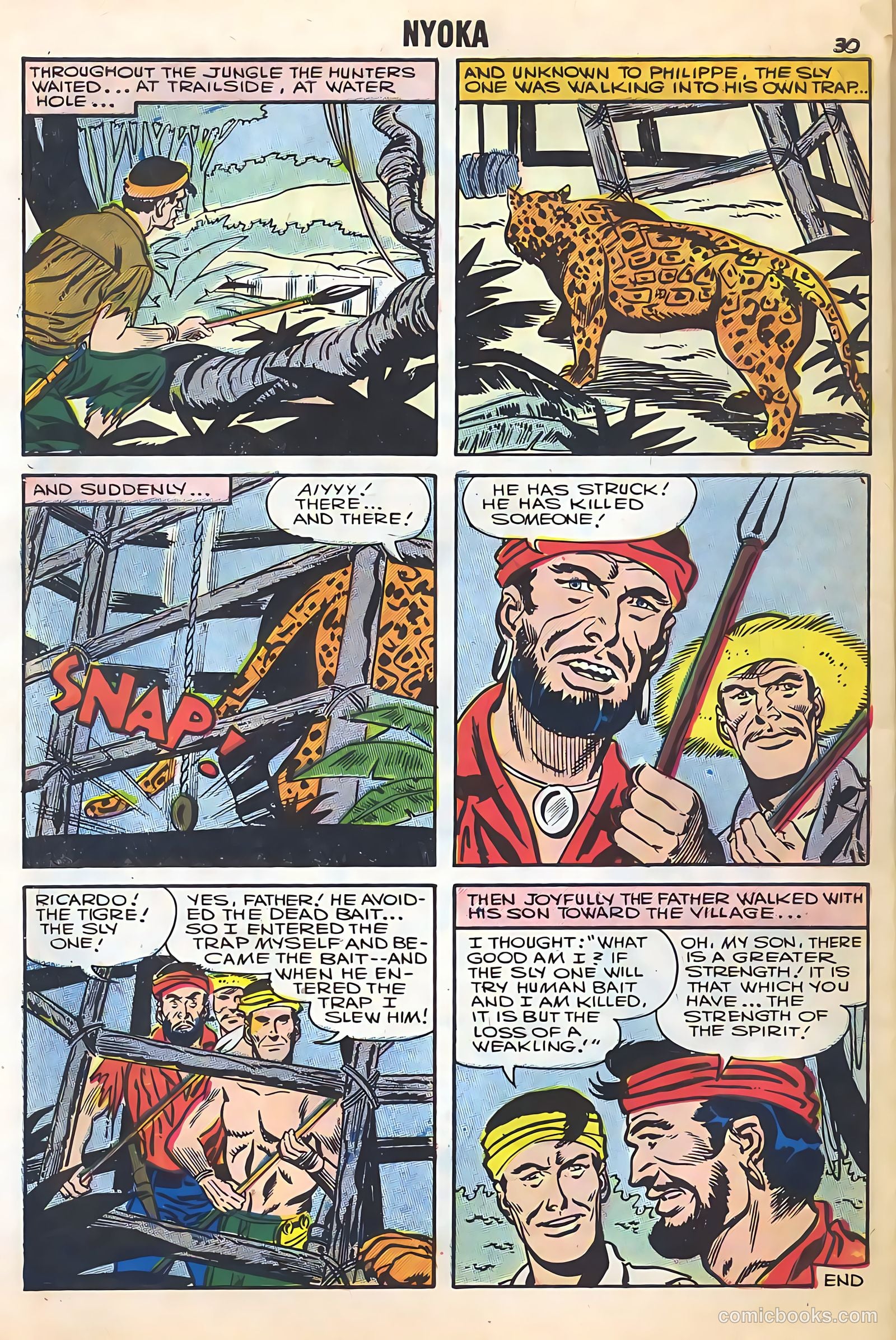 Nyoka the Jungle Girl #22 — page 32 of 36