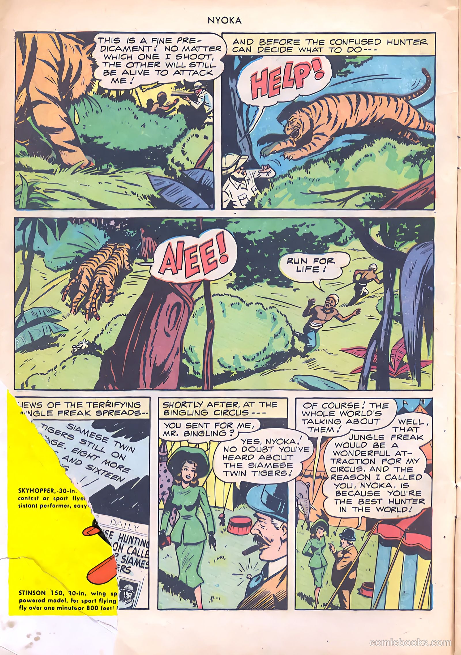 Nyoka the Jungle Girl #23 — page 4 of 36
