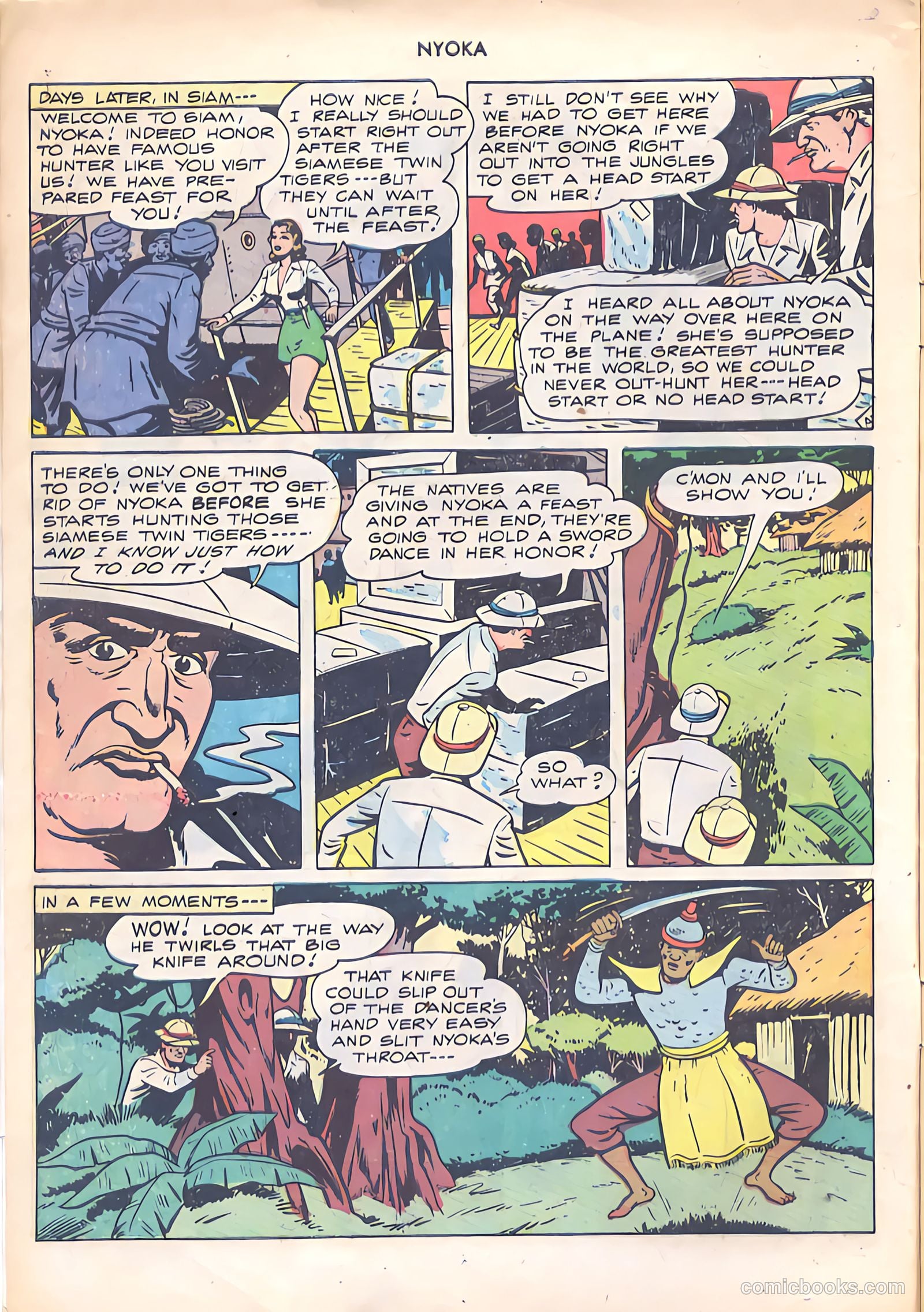 Nyoka the Jungle Girl #23 — page 6 of 36