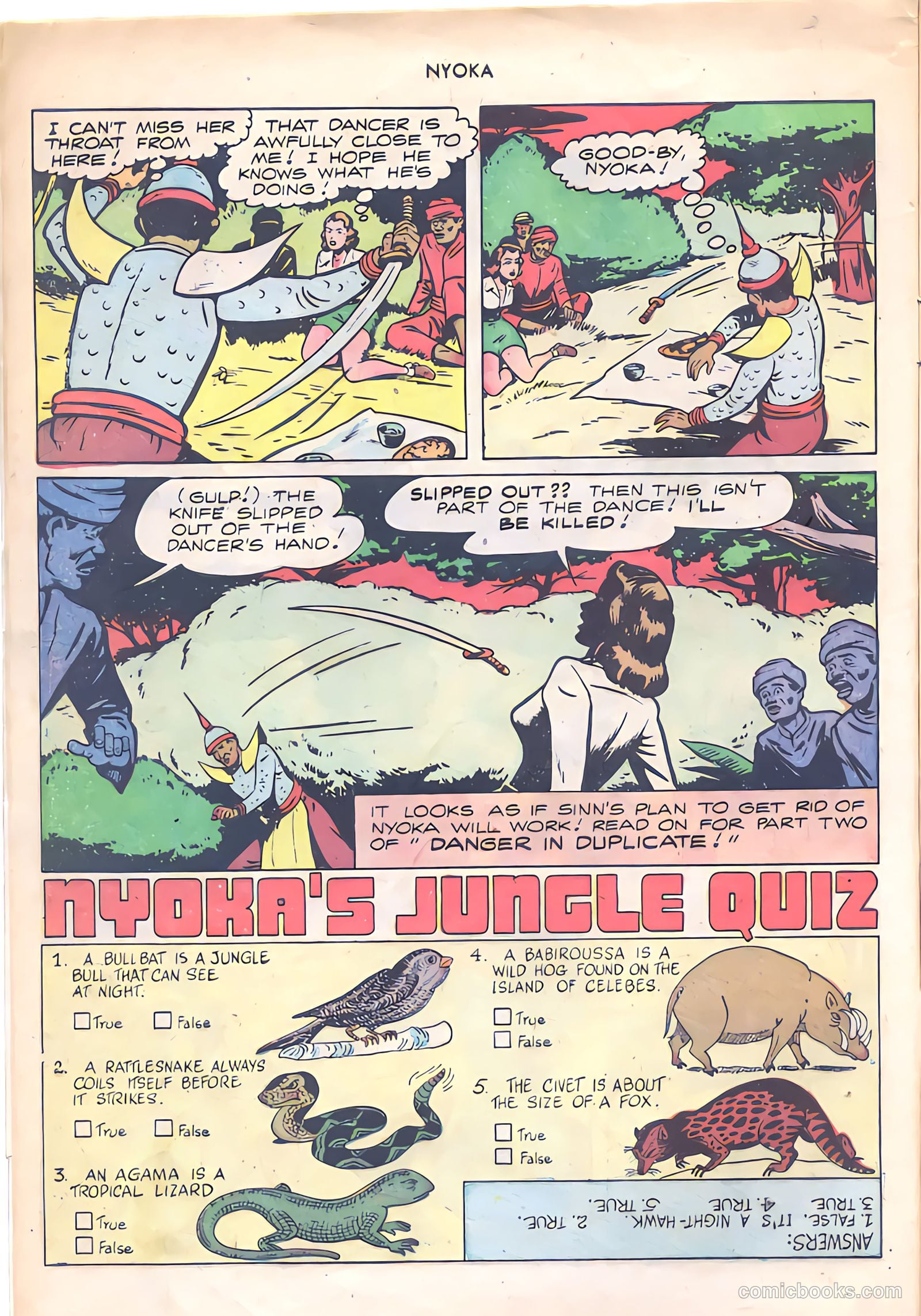 Nyoka the Jungle Girl #23 — page 8 of 36