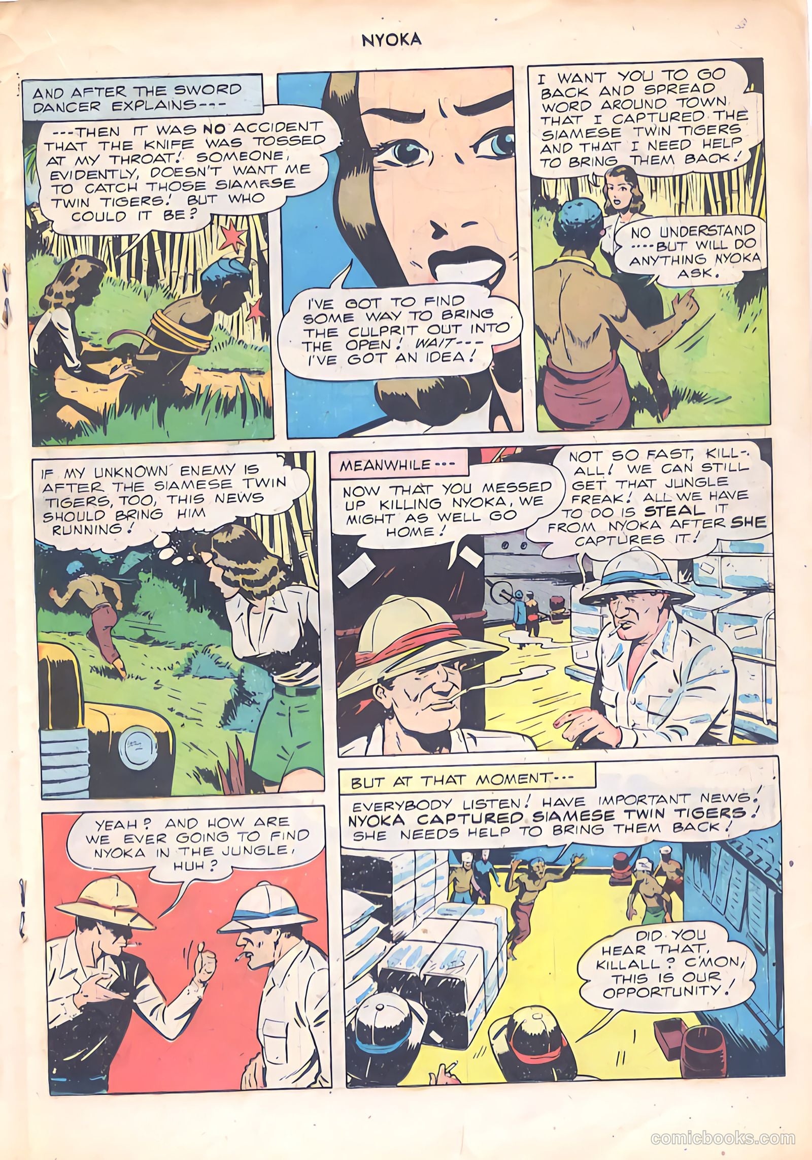 Nyoka the Jungle Girl #23 — page 19 of 36