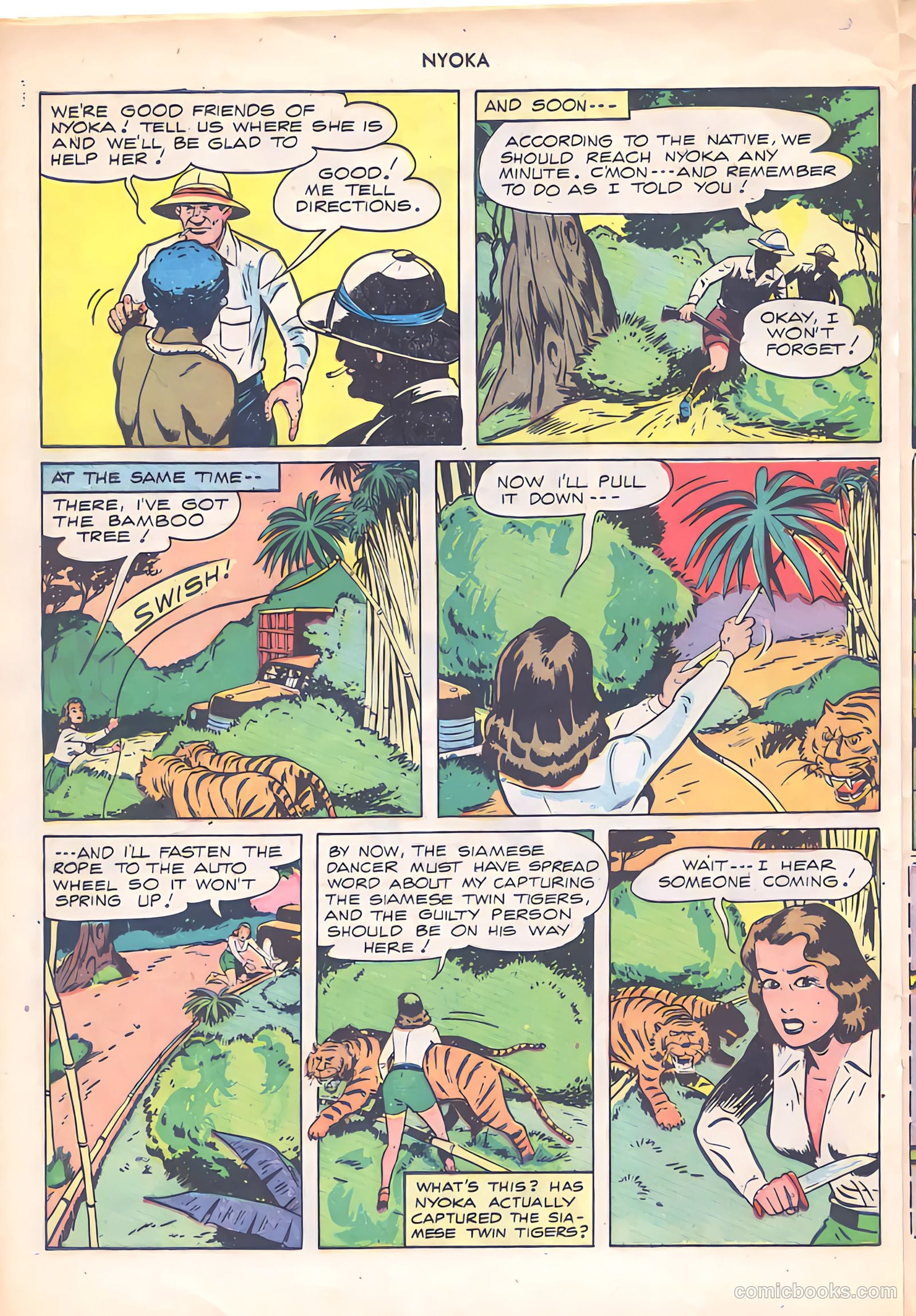 Nyoka the Jungle Girl #23 — page 20 of 36