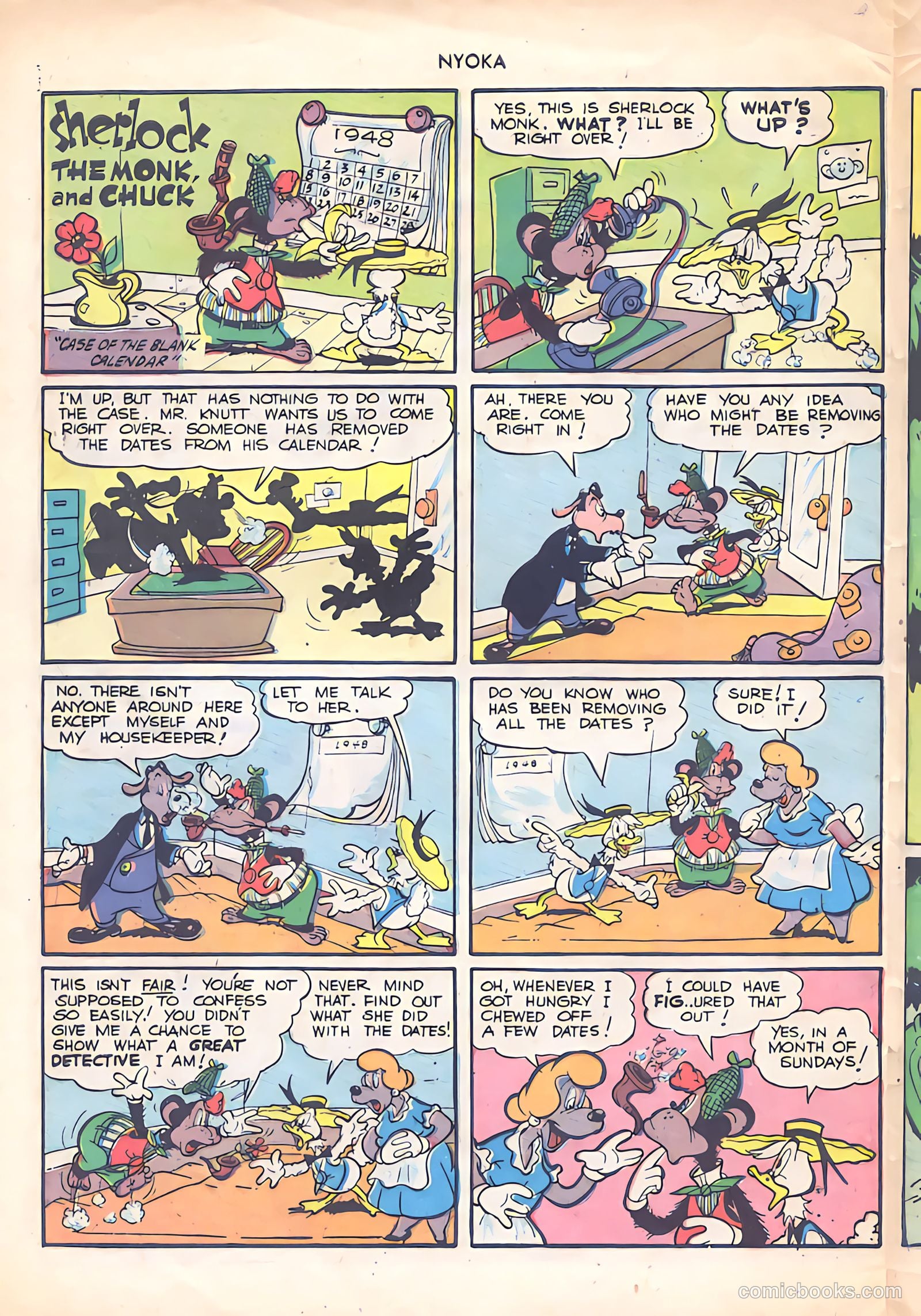 Nyoka the Jungle Girl #23 — page 28 of 36