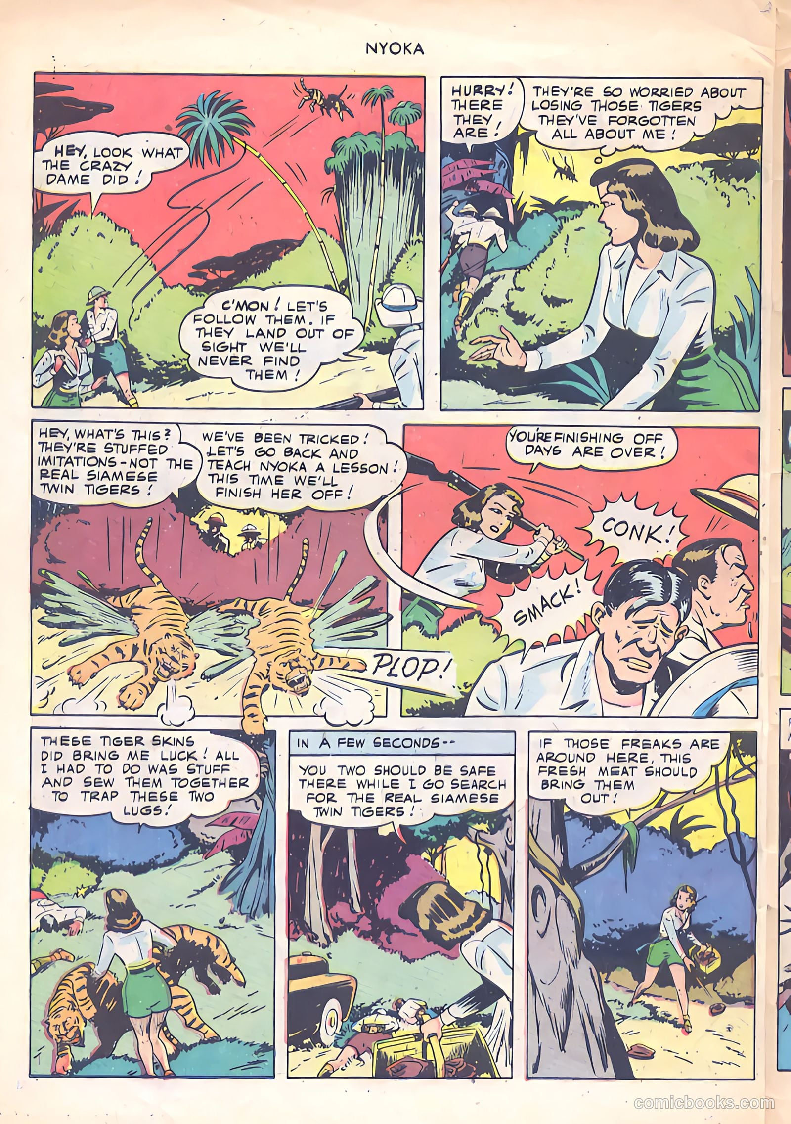 Nyoka the Jungle Girl #23 — page 30 of 36