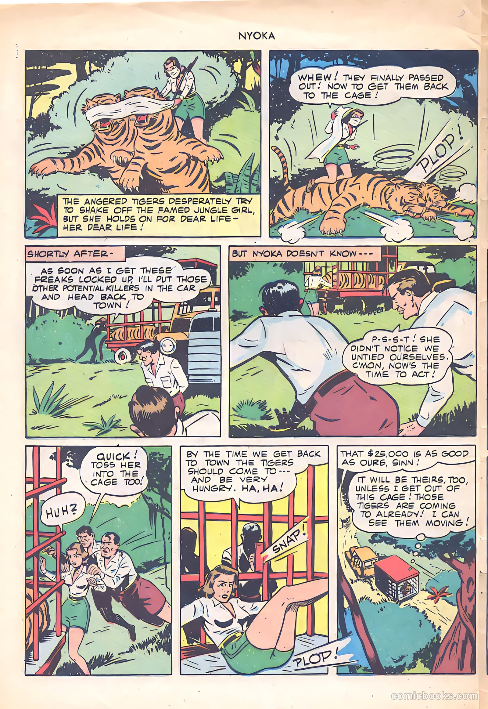 Nyoka the Jungle Girl #23 — page 32 of 36