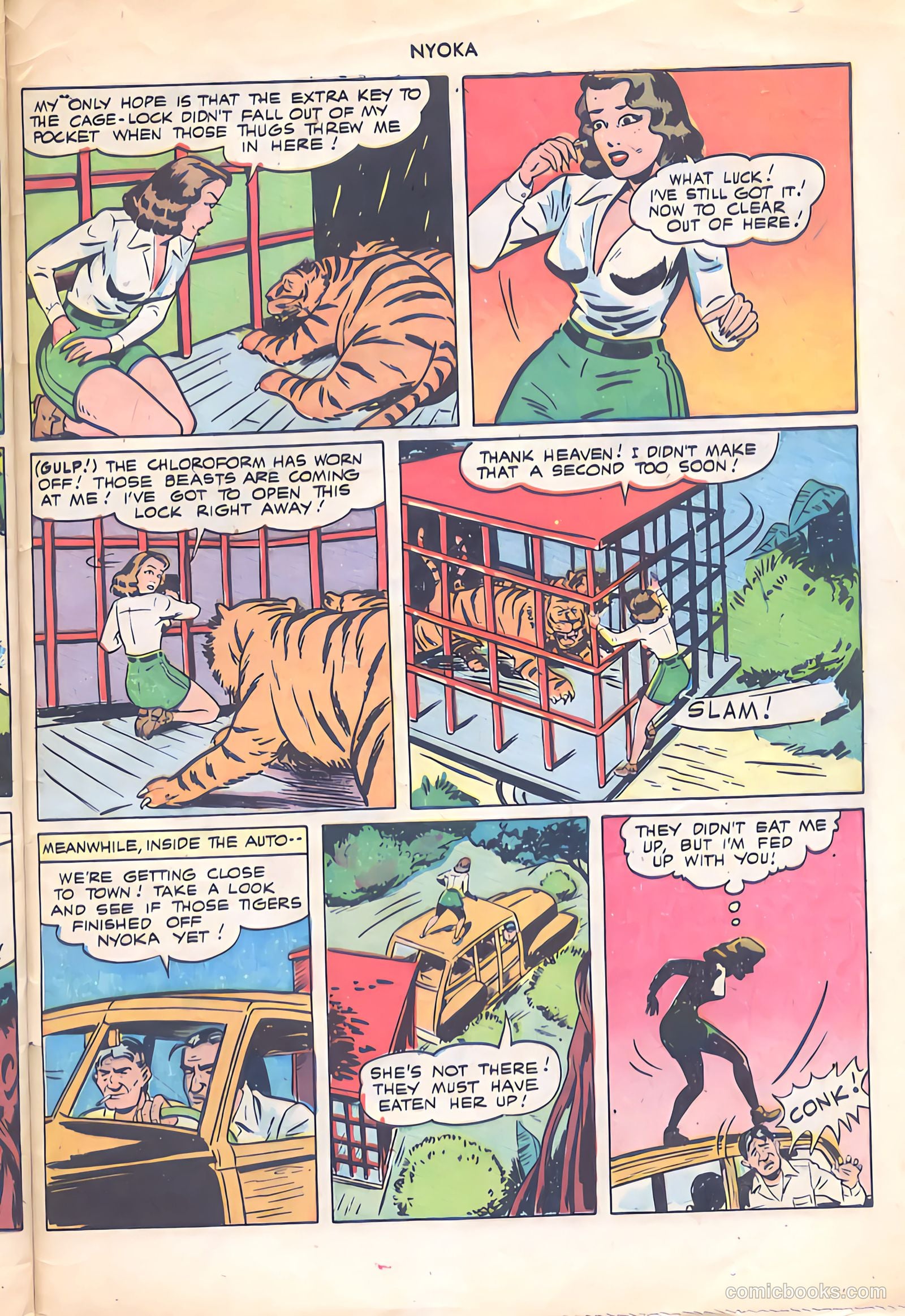 Nyoka the Jungle Girl #23 — page 33 of 36