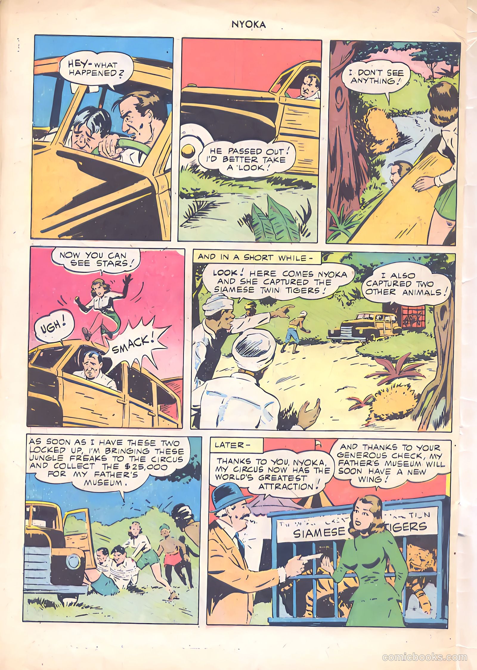 Nyoka the Jungle Girl #23 — page 34 of 36