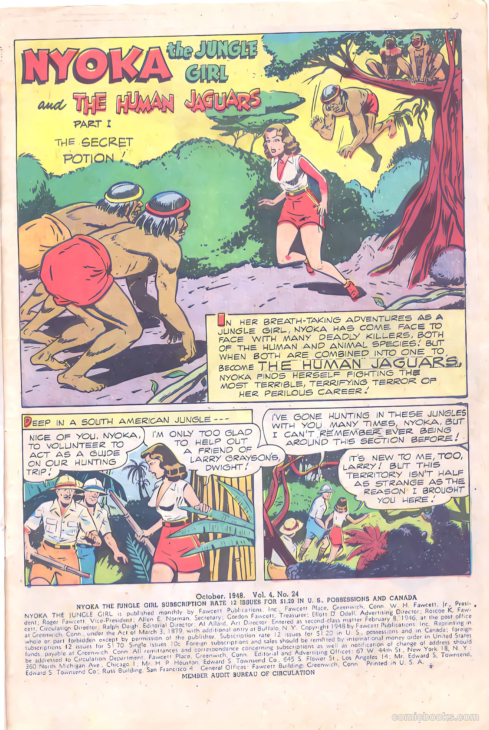 Nyoka the Jungle Girl #24 — page 3 of 36