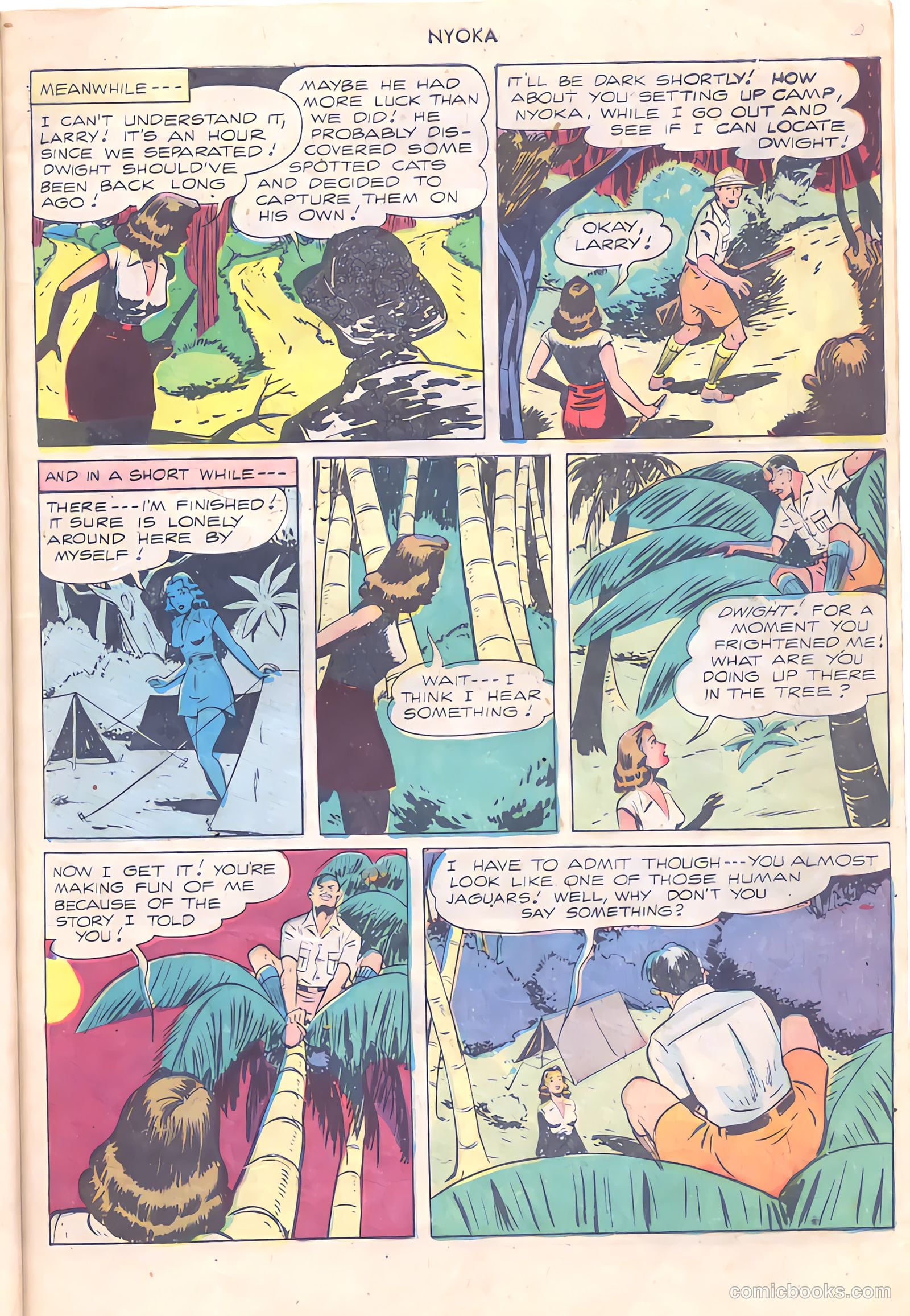 Nyoka the Jungle Girl #24 — page 7 of 36