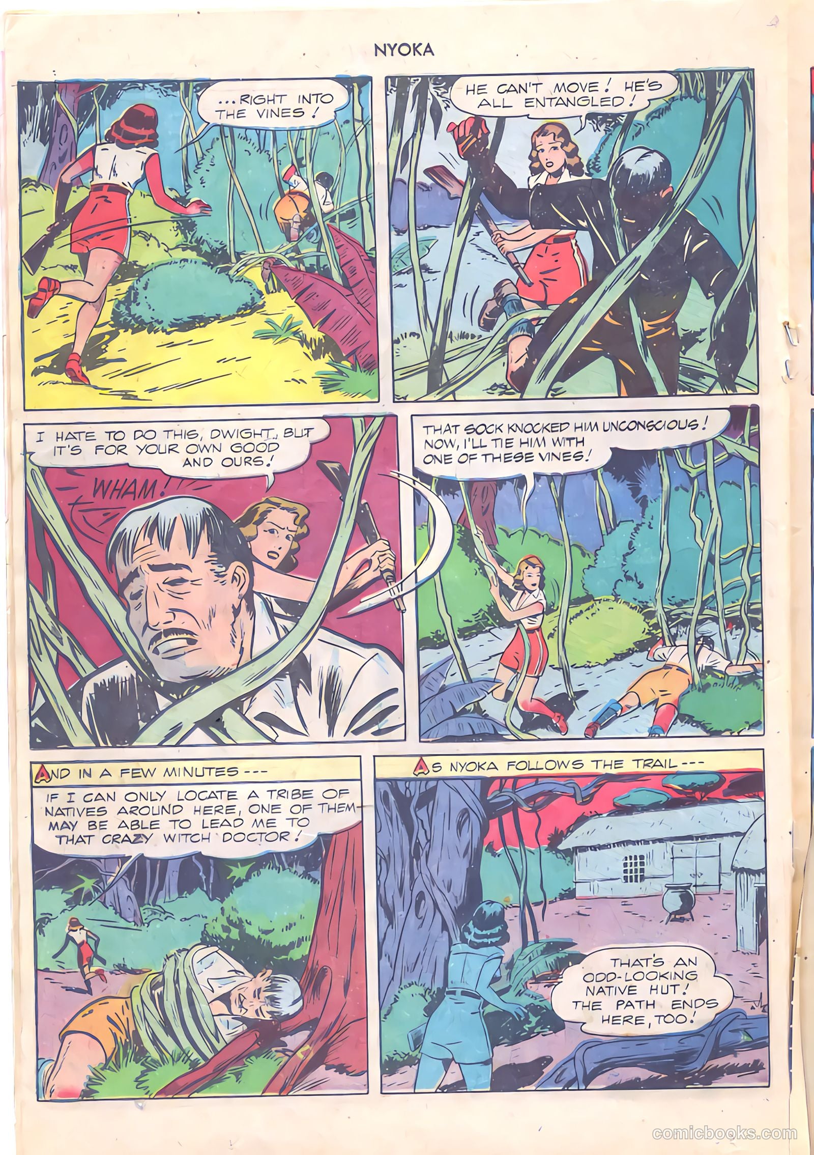 Nyoka the Jungle Girl #24 — page 18 of 36
