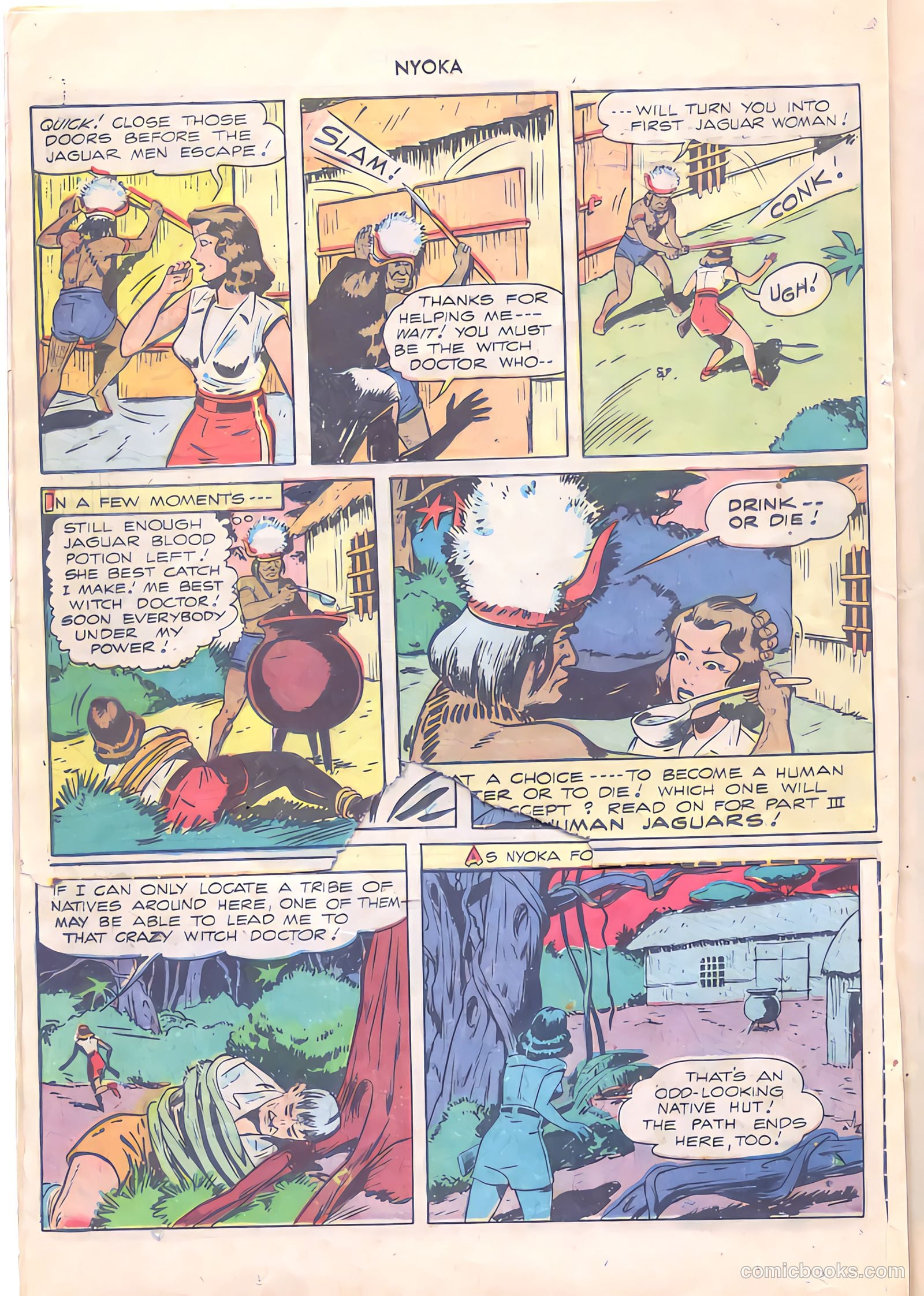 Nyoka the Jungle Girl #24 — page 20 of 36