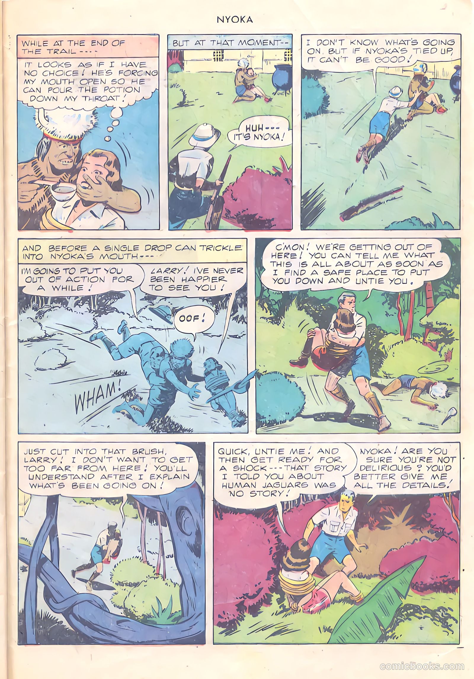 Nyoka the Jungle Girl #24 — page 29 of 36