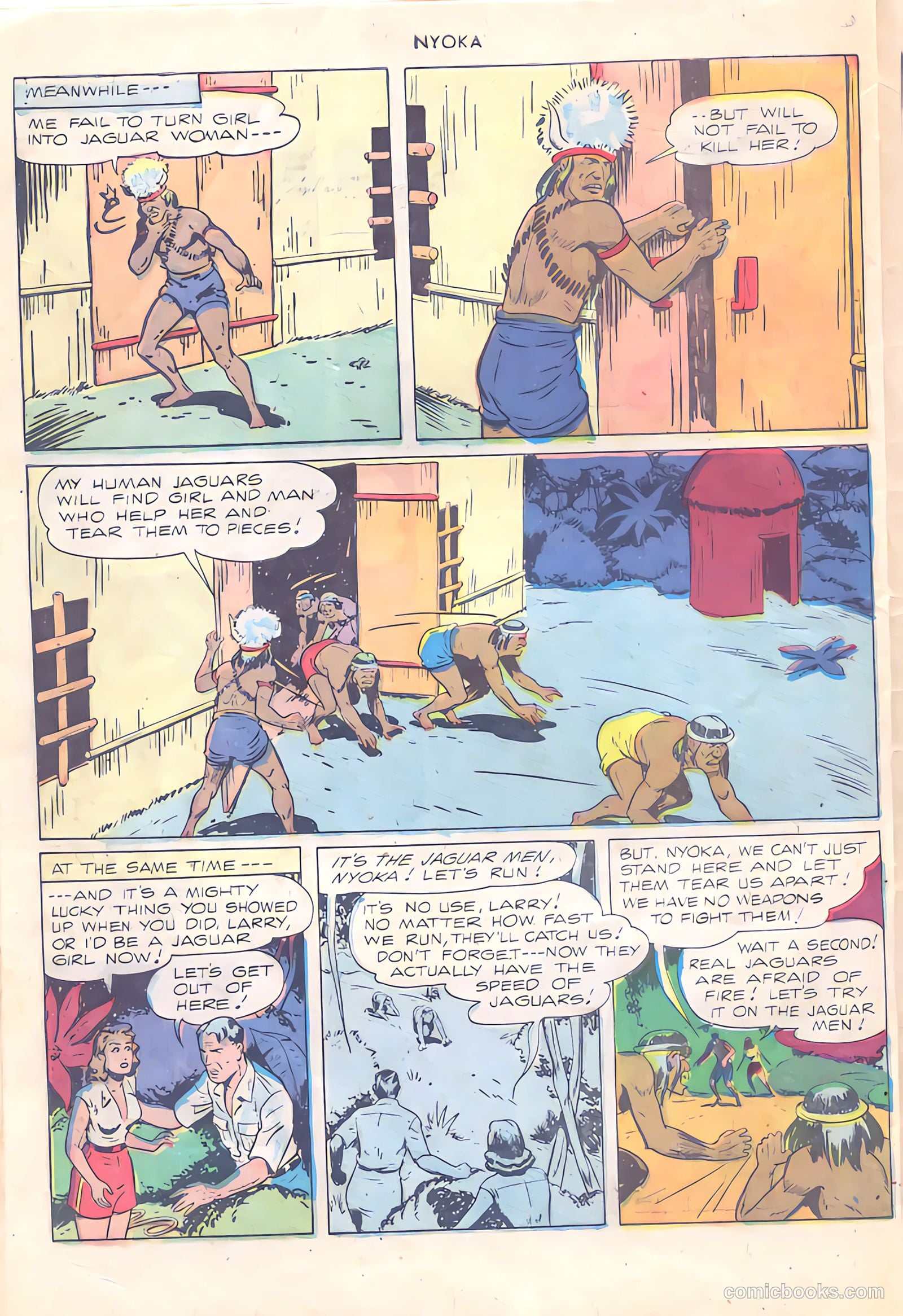 Nyoka the Jungle Girl #24 — page 30 of 36