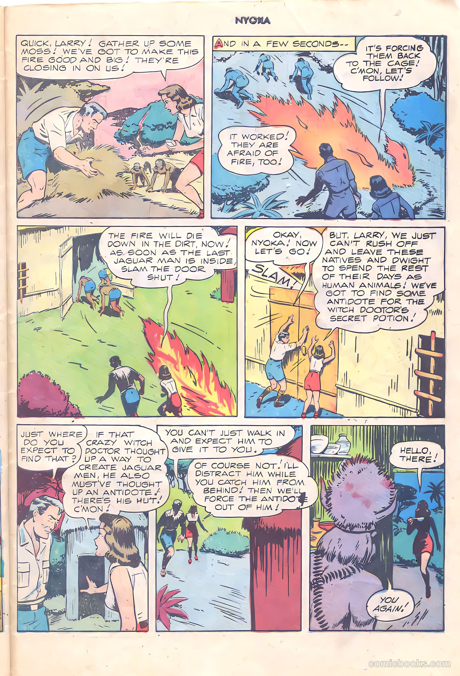 Nyoka the Jungle Girl #24 — page 31 of 36