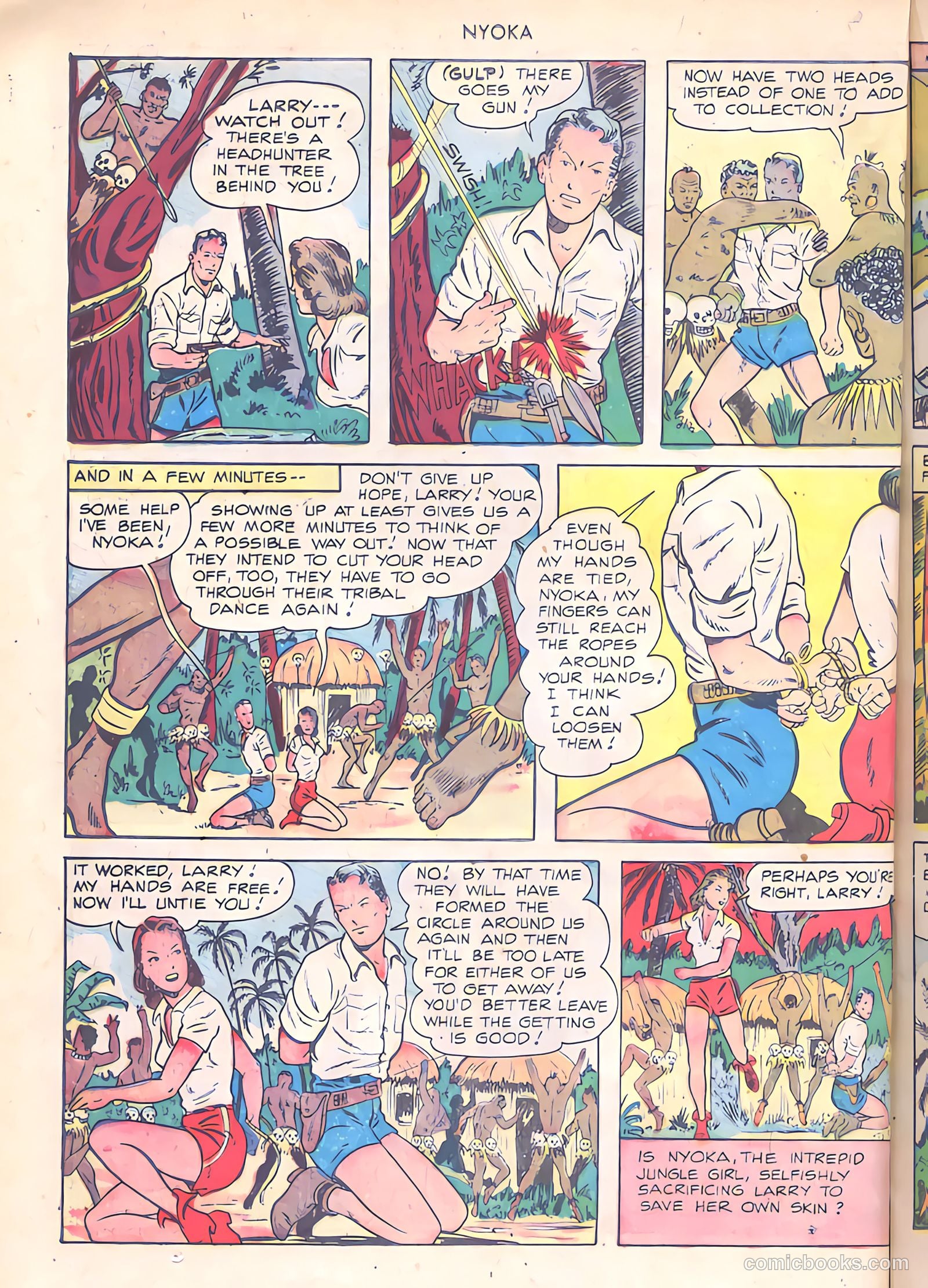 Nyoka the Jungle Girl #25 — page 22 of 52