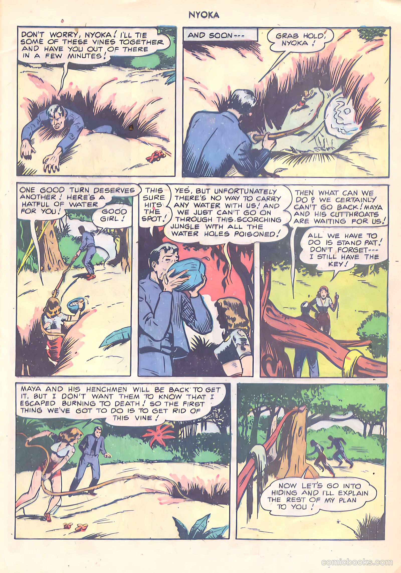 Nyoka the Jungle Girl #25 — page 45 of 52