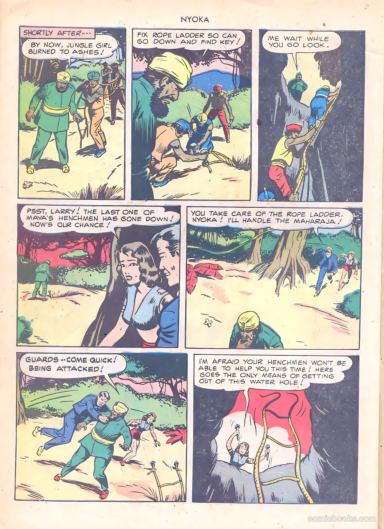 Nyoka the Jungle Girl #25 — page 46 of 52