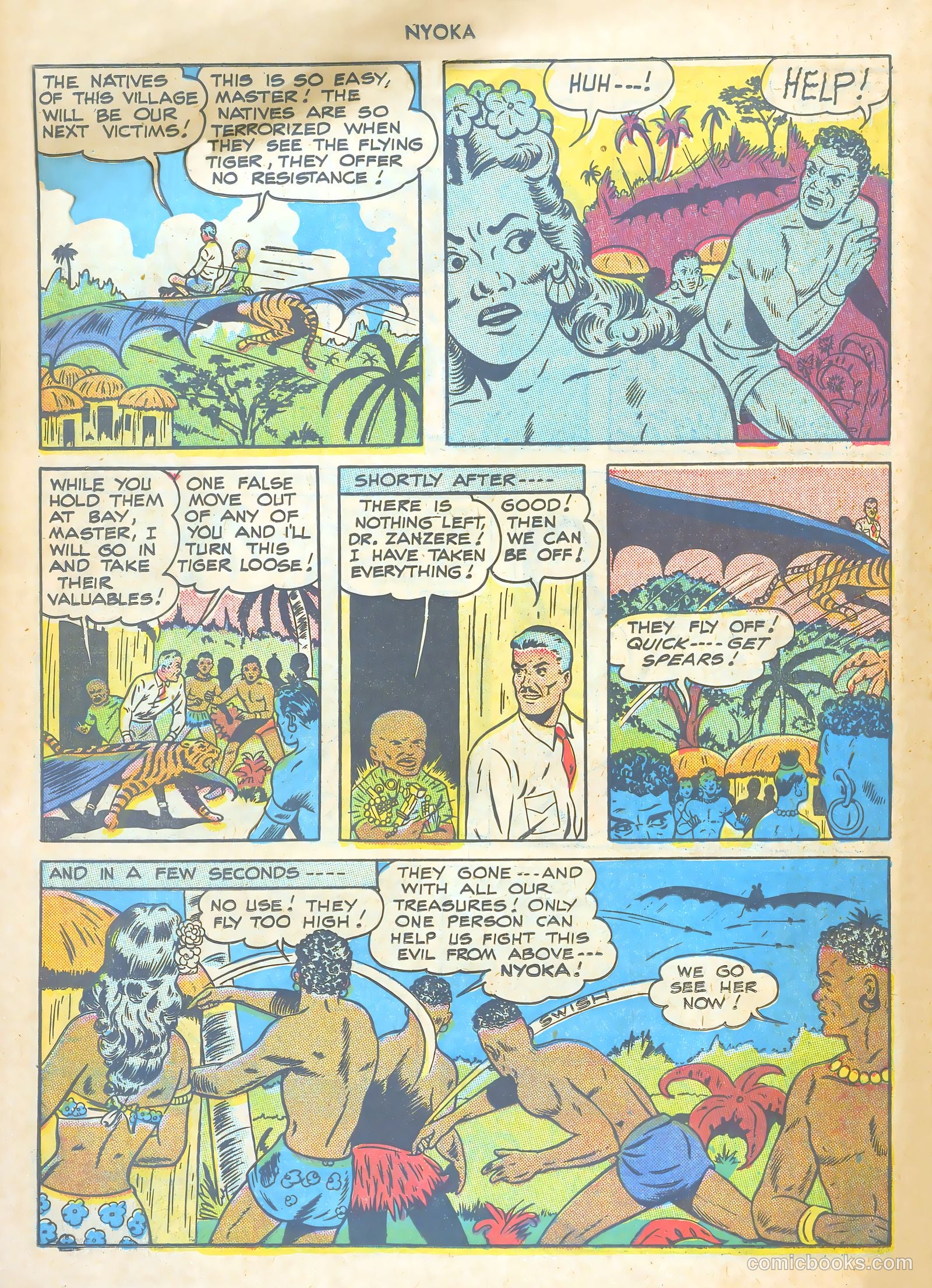Nyoka the Jungle Girl #26 — page 36 of 52