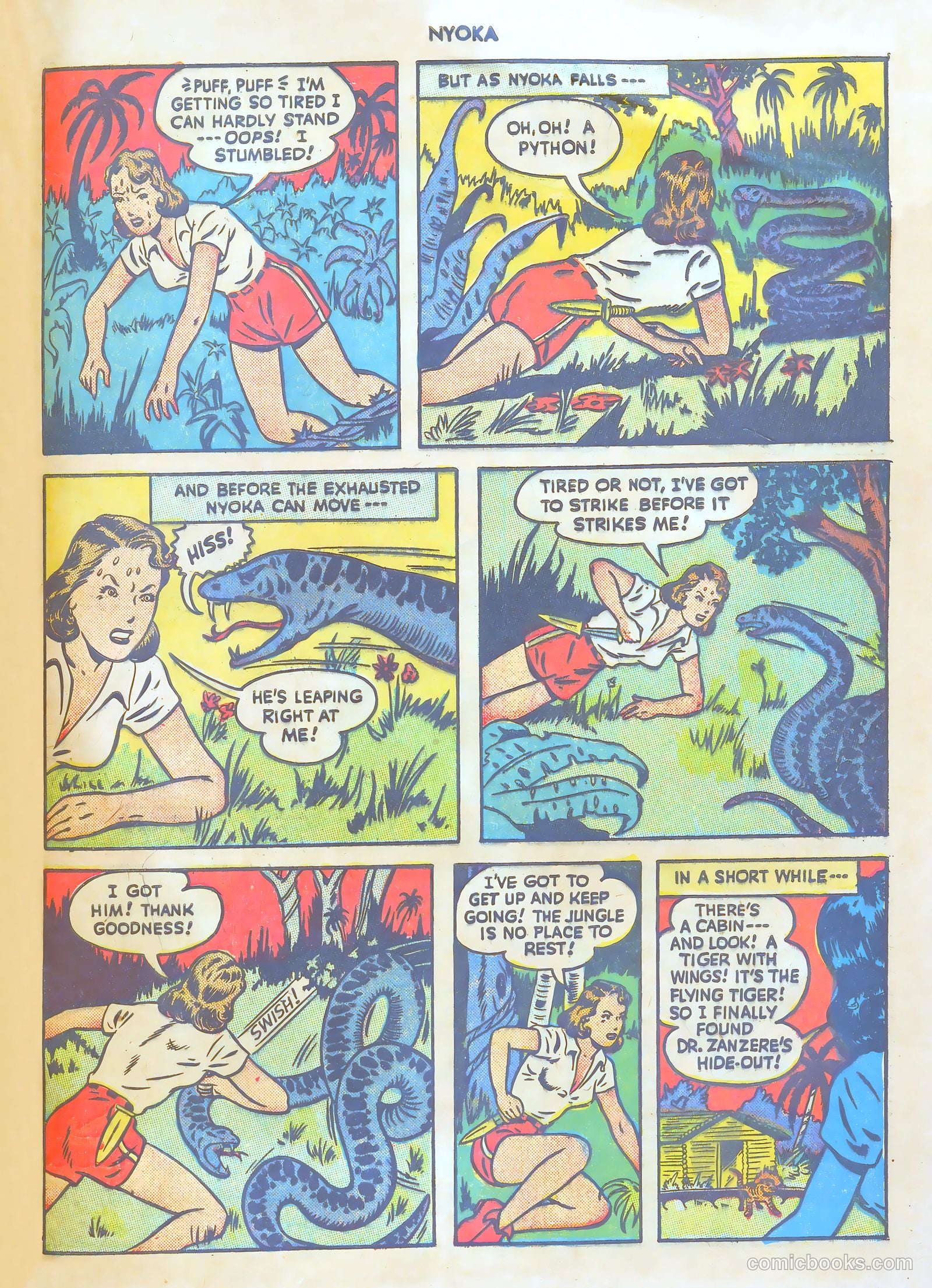 Nyoka the Jungle Girl #26 — page 45 of 52