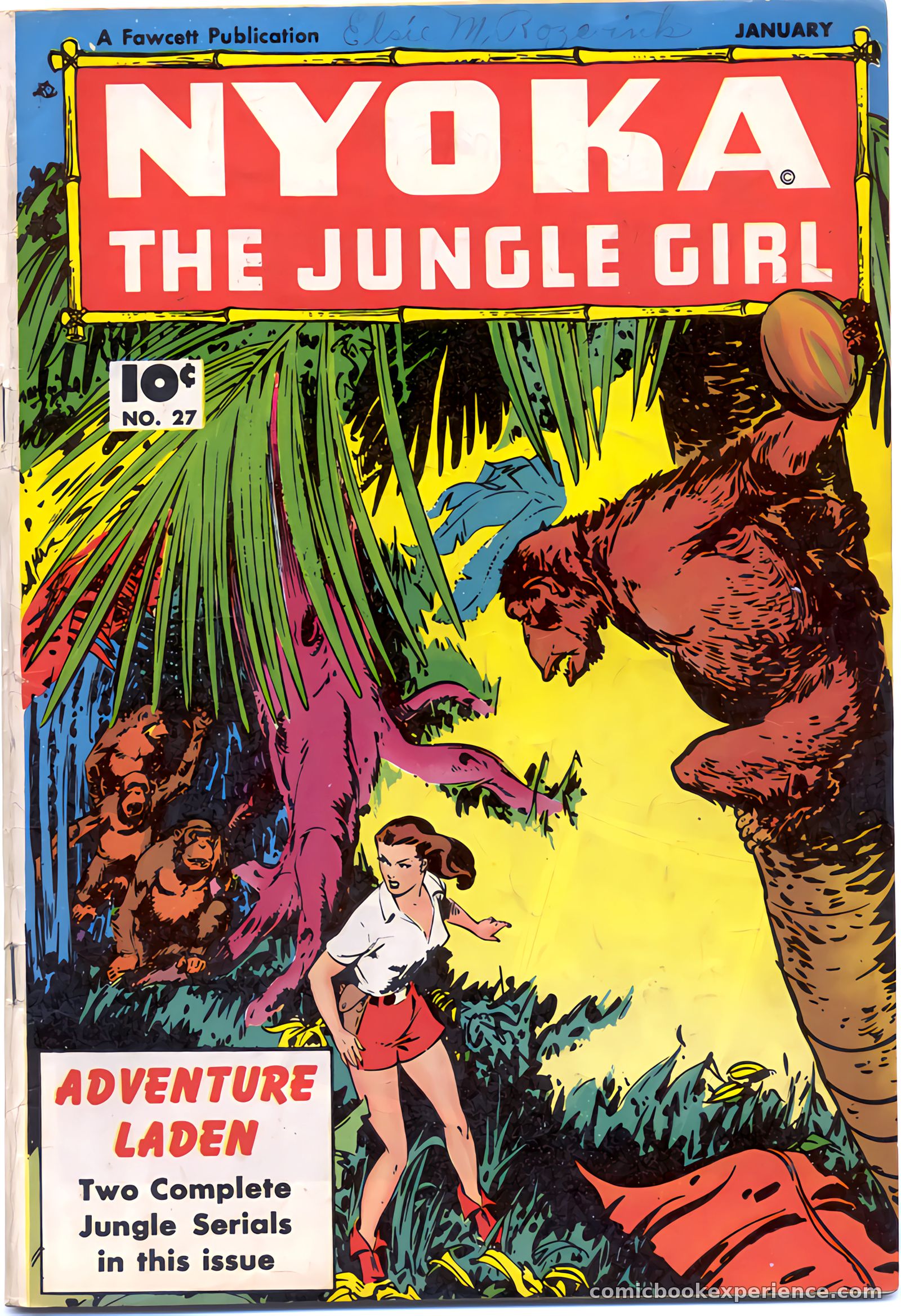 Nyoka the Jungle Girl #27 — page 1 of 52