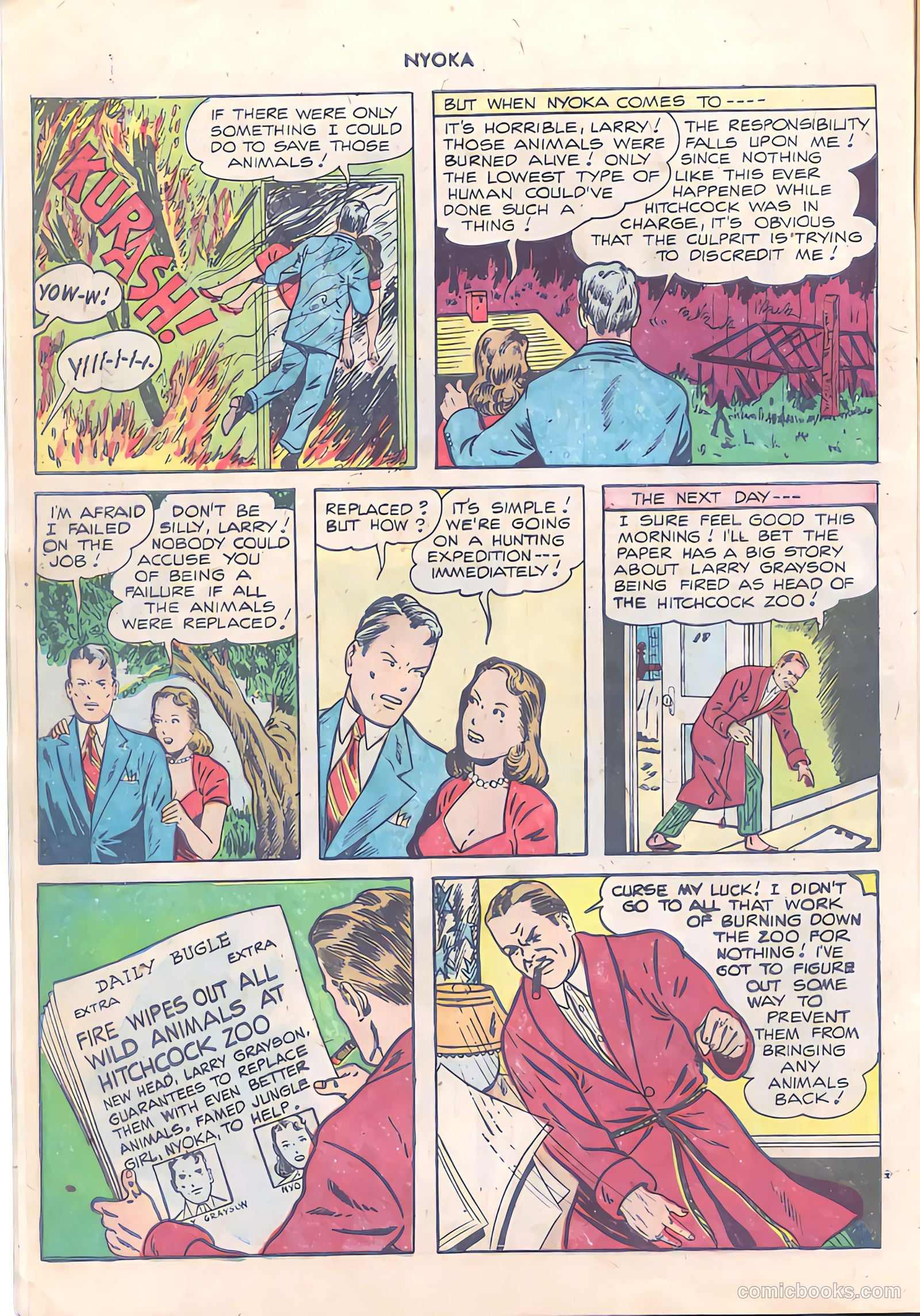 Nyoka the Jungle Girl #27 — page 8 of 52