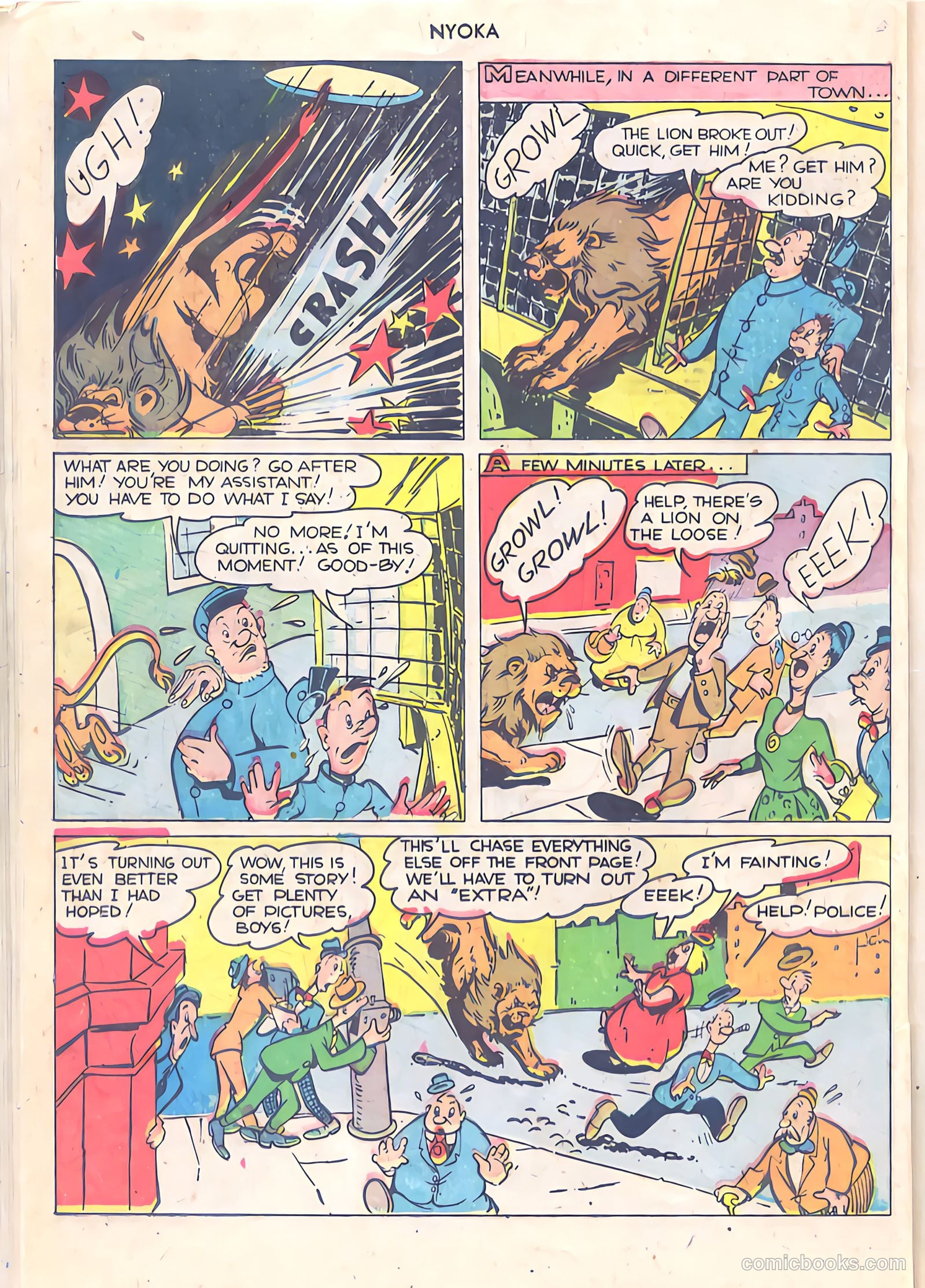 Nyoka the Jungle Girl #27 — page 32 of 52