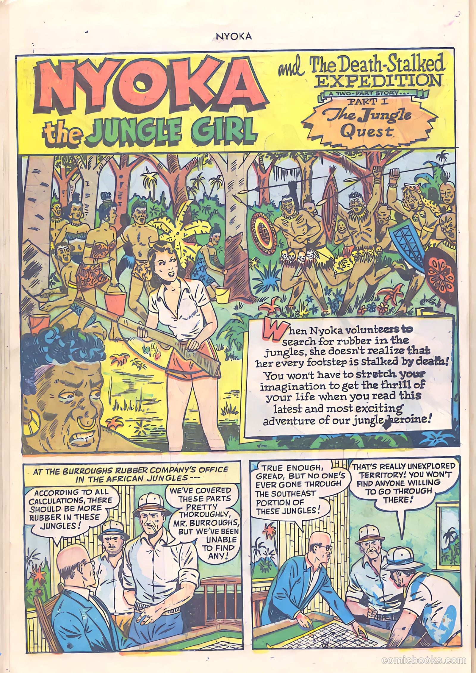 Nyoka the Jungle Girl #27 — page 34 of 52