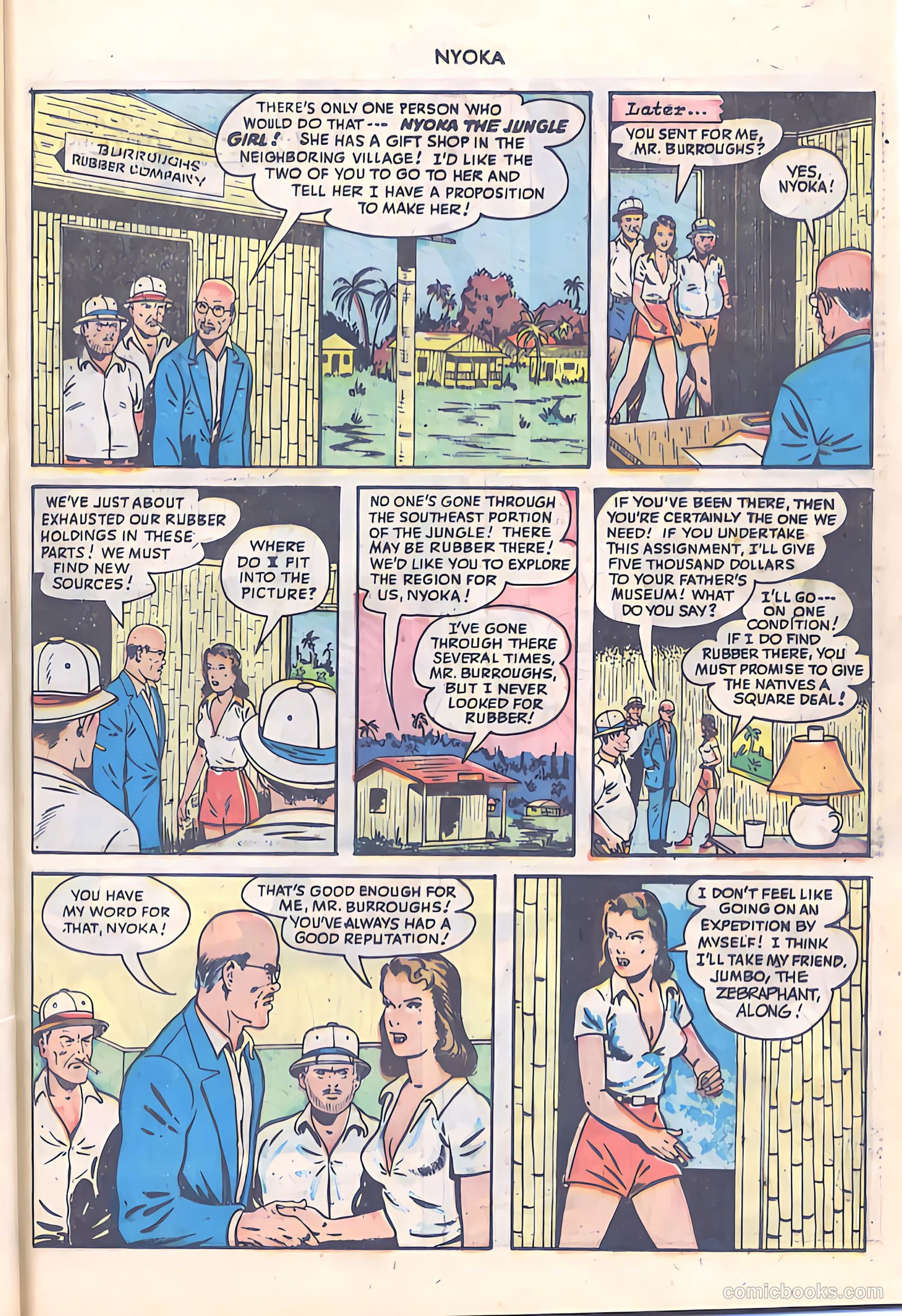 Nyoka the Jungle Girl #27 — page 35 of 52