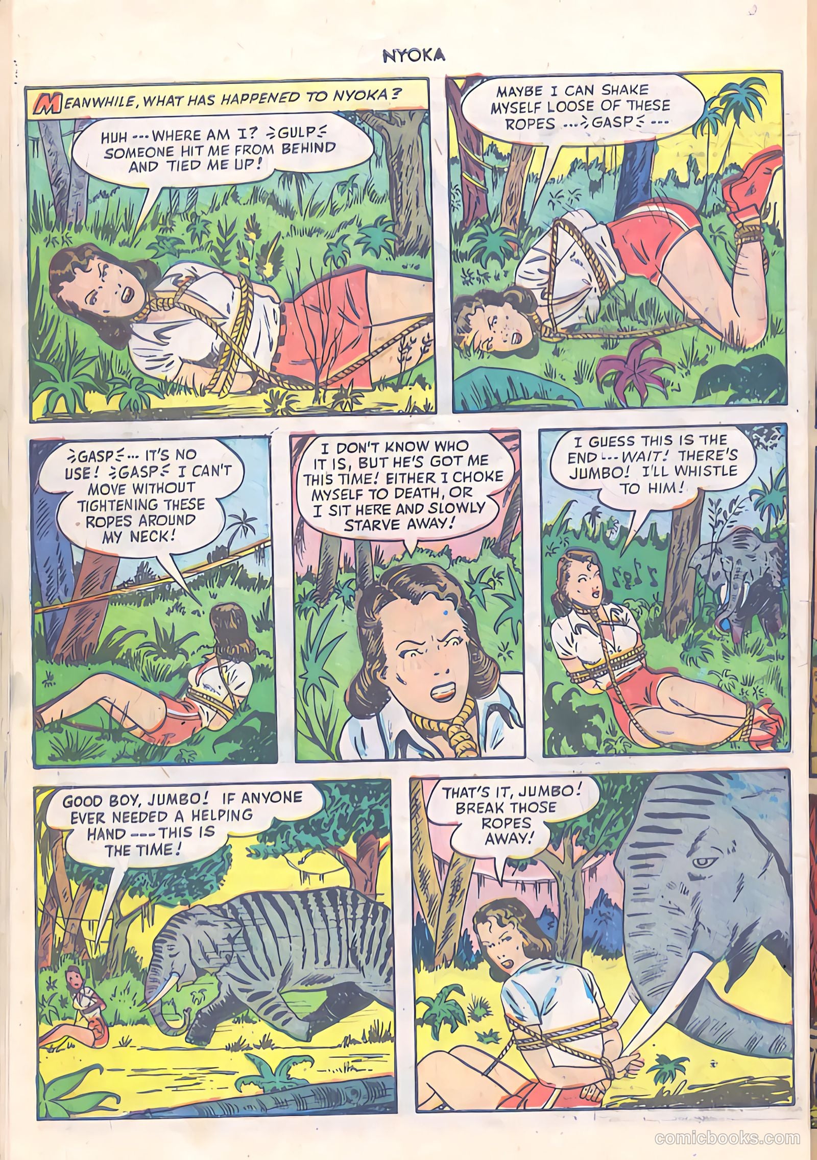 Nyoka the Jungle Girl #27 — page 44 of 52
