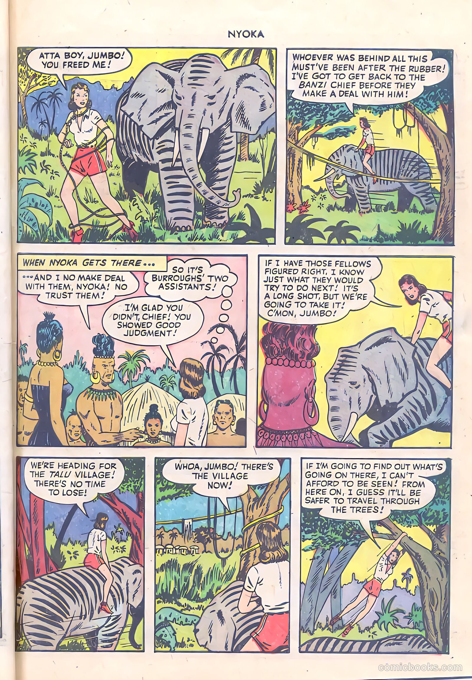 Nyoka the Jungle Girl #27 — page 45 of 52