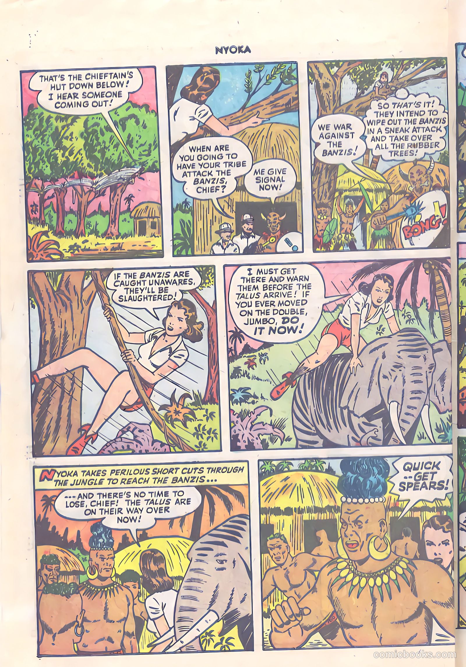 Nyoka the Jungle Girl #27 — page 46 of 52