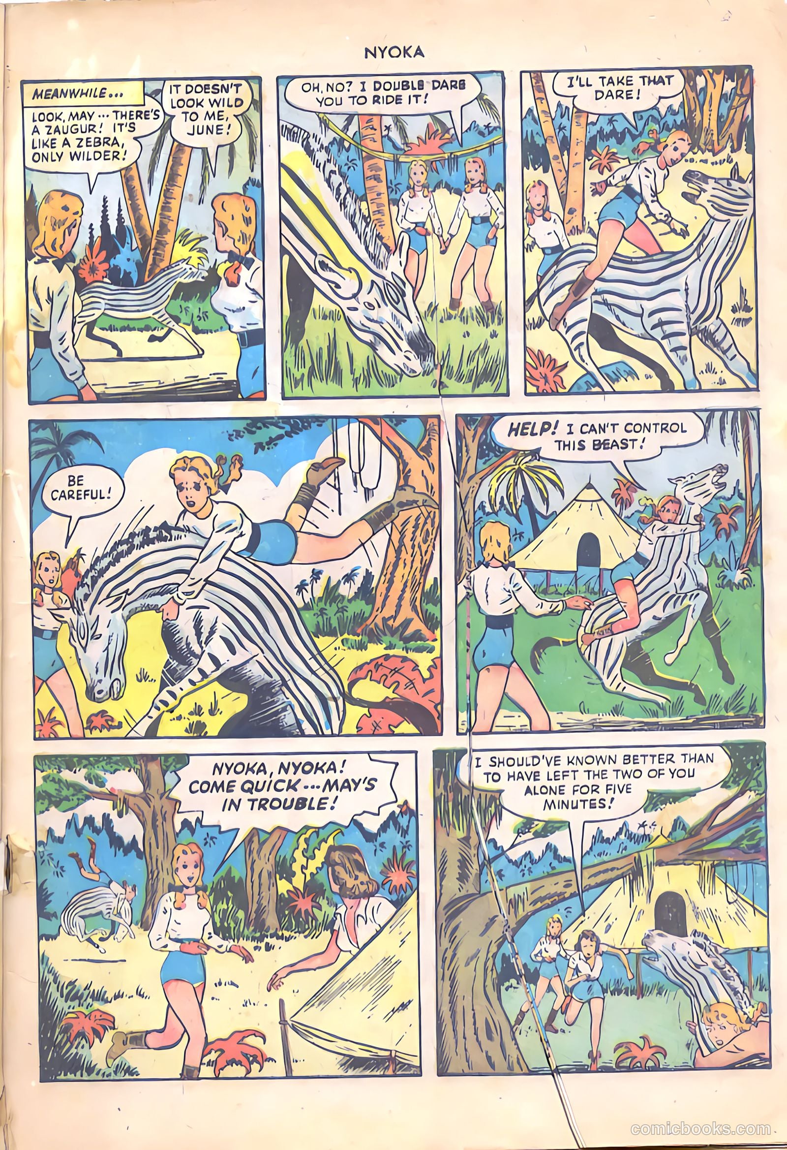Nyoka the Jungle Girl #28 — page 5 of 52