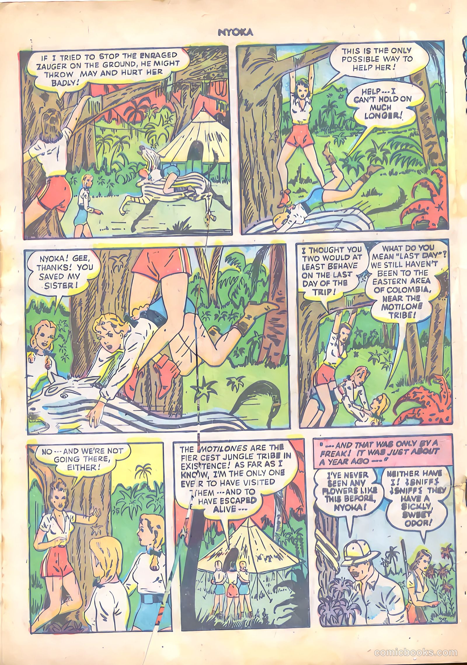 Nyoka the Jungle Girl #28 — page 6 of 52