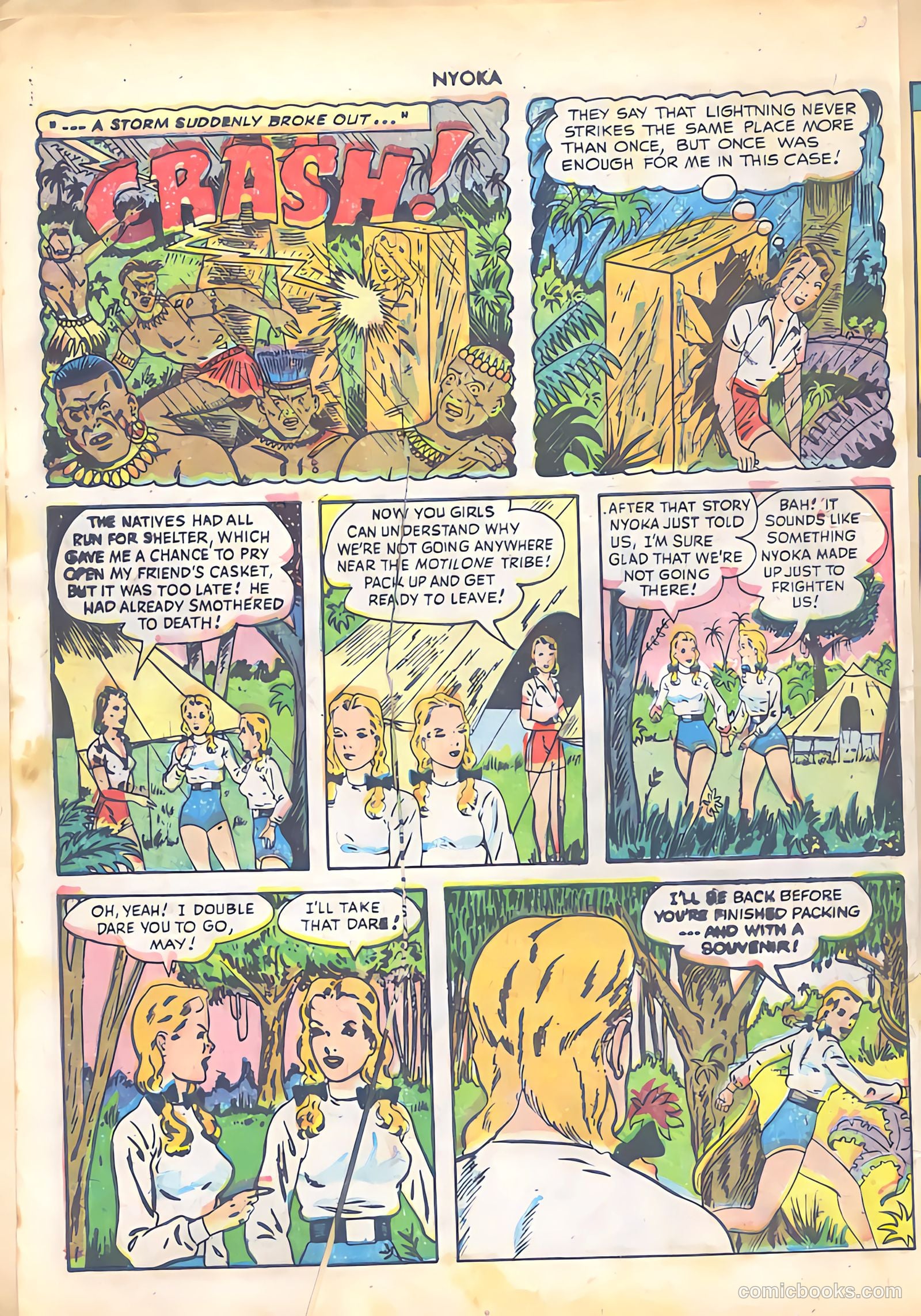 Nyoka the Jungle Girl #28 — page 8 of 52