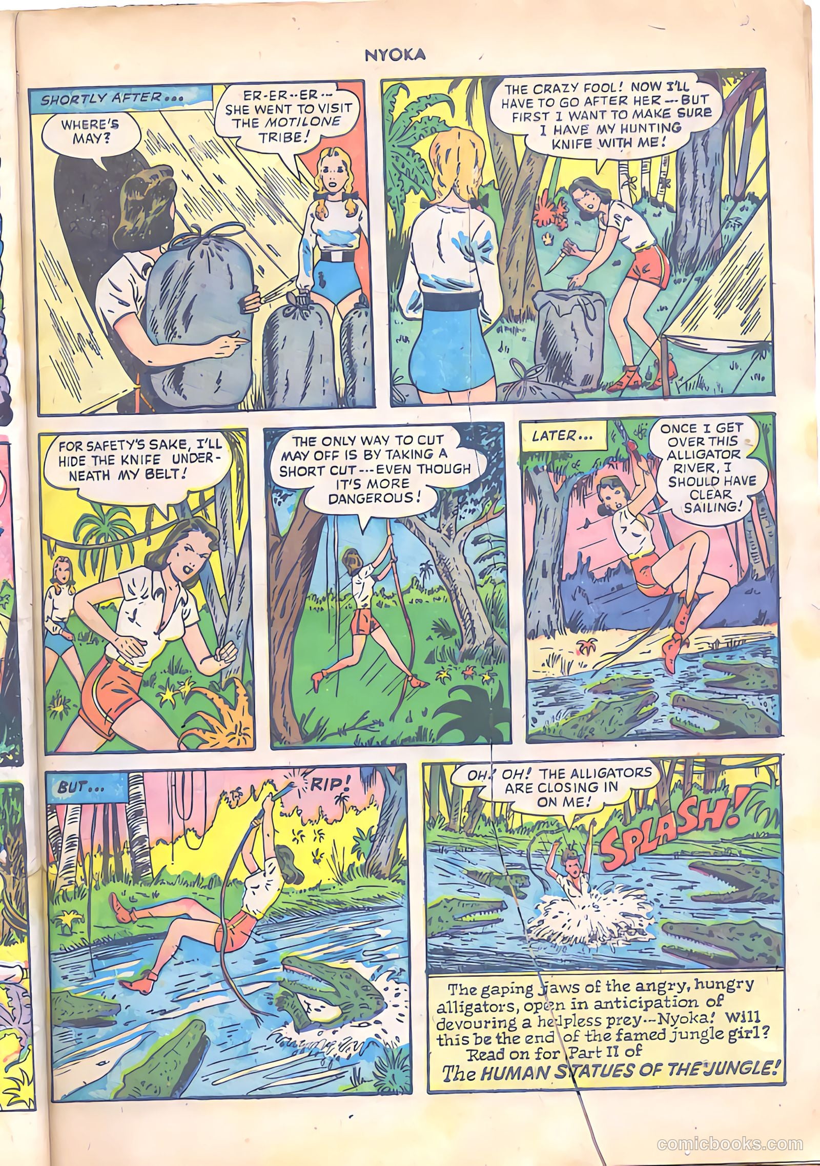 Nyoka the Jungle Girl #28 — page 9 of 52