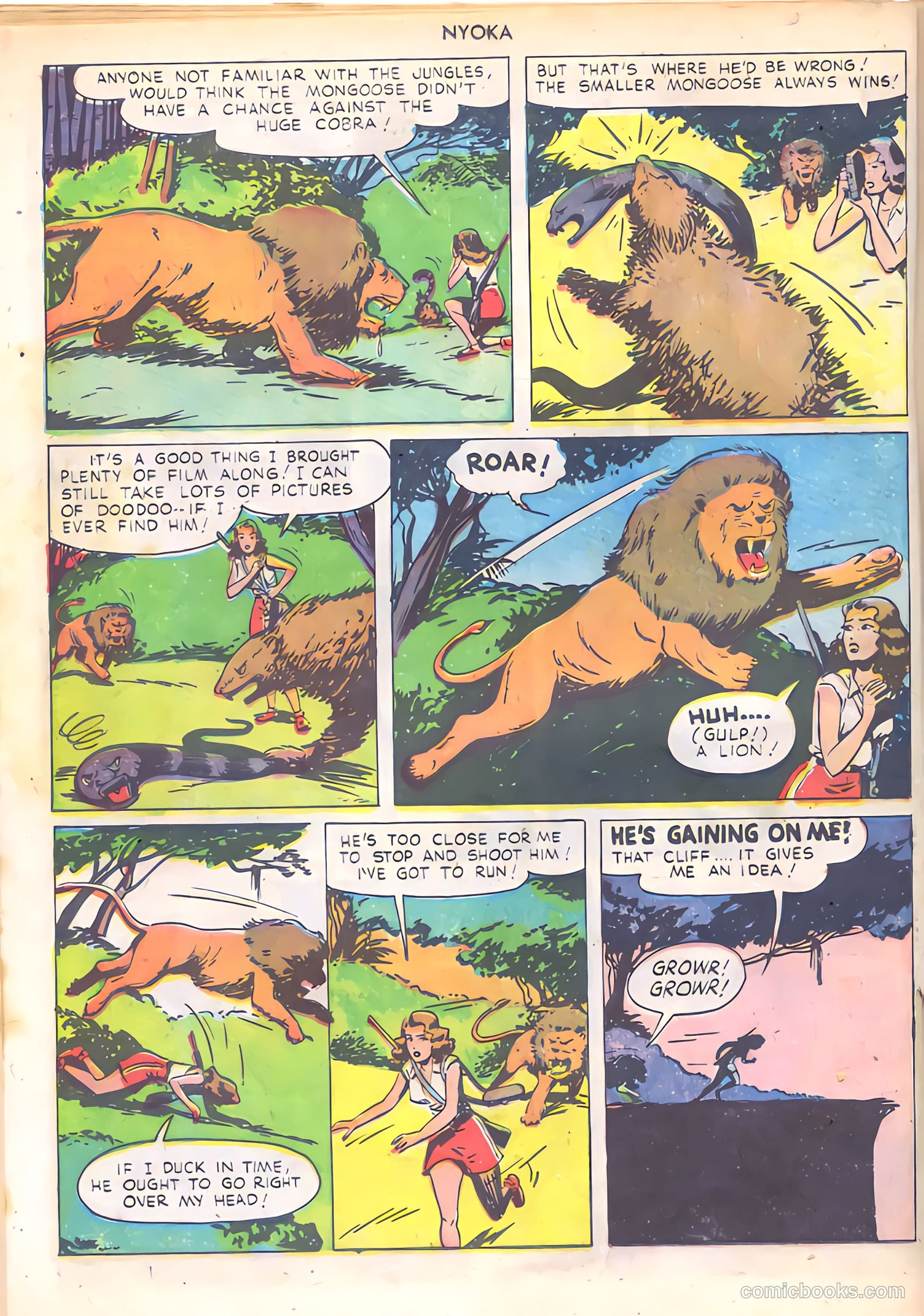 Nyoka the Jungle Girl #28 — page 32 of 52