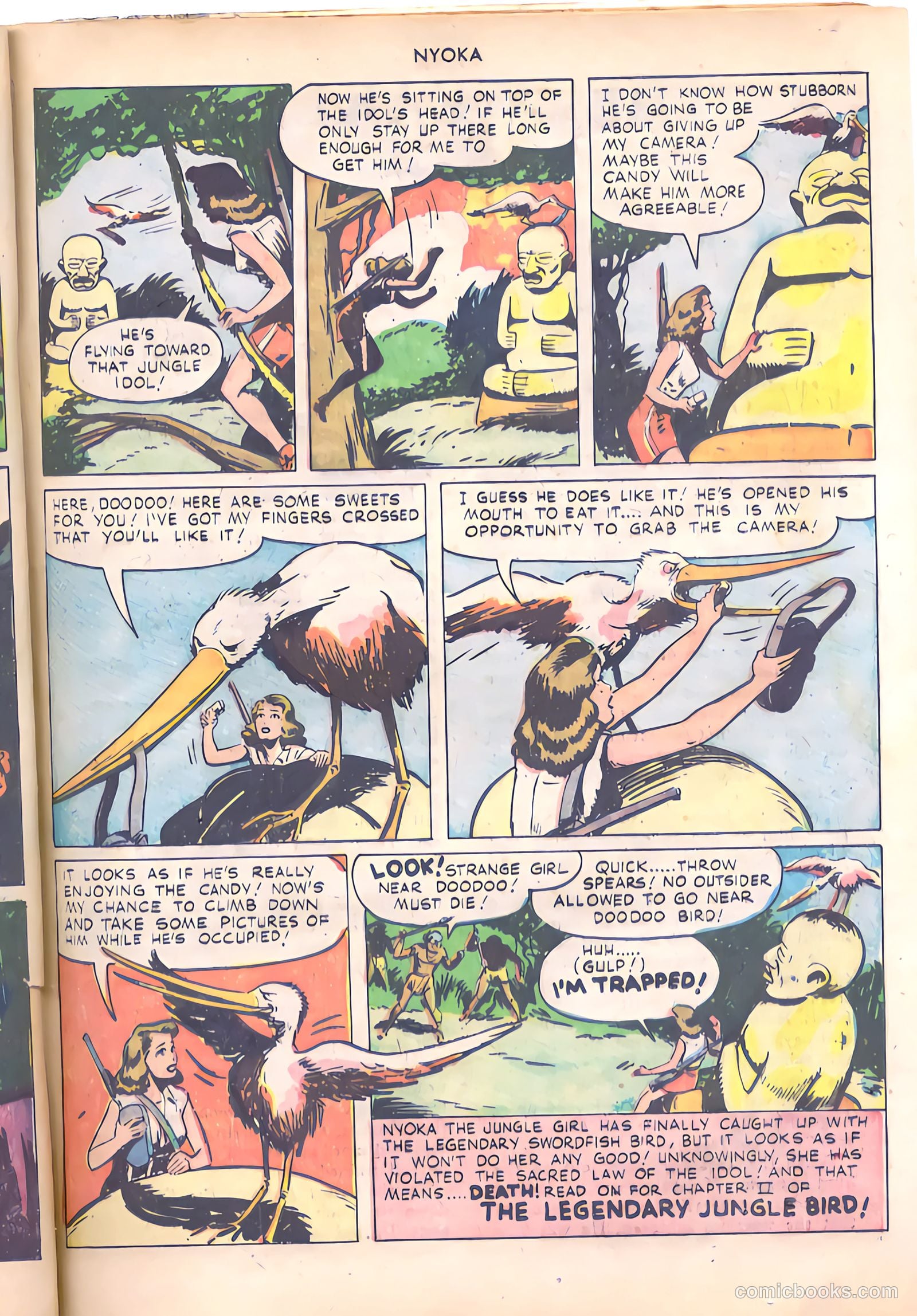 Nyoka the Jungle Girl #28 — page 35 of 52