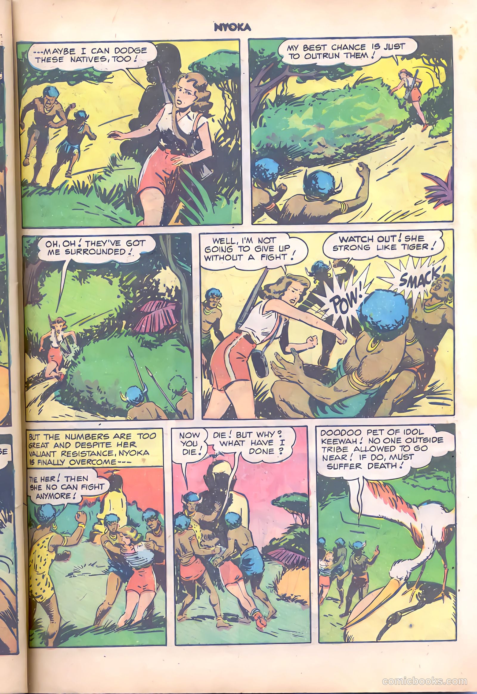 Nyoka the Jungle Girl #28 — page 43 of 52