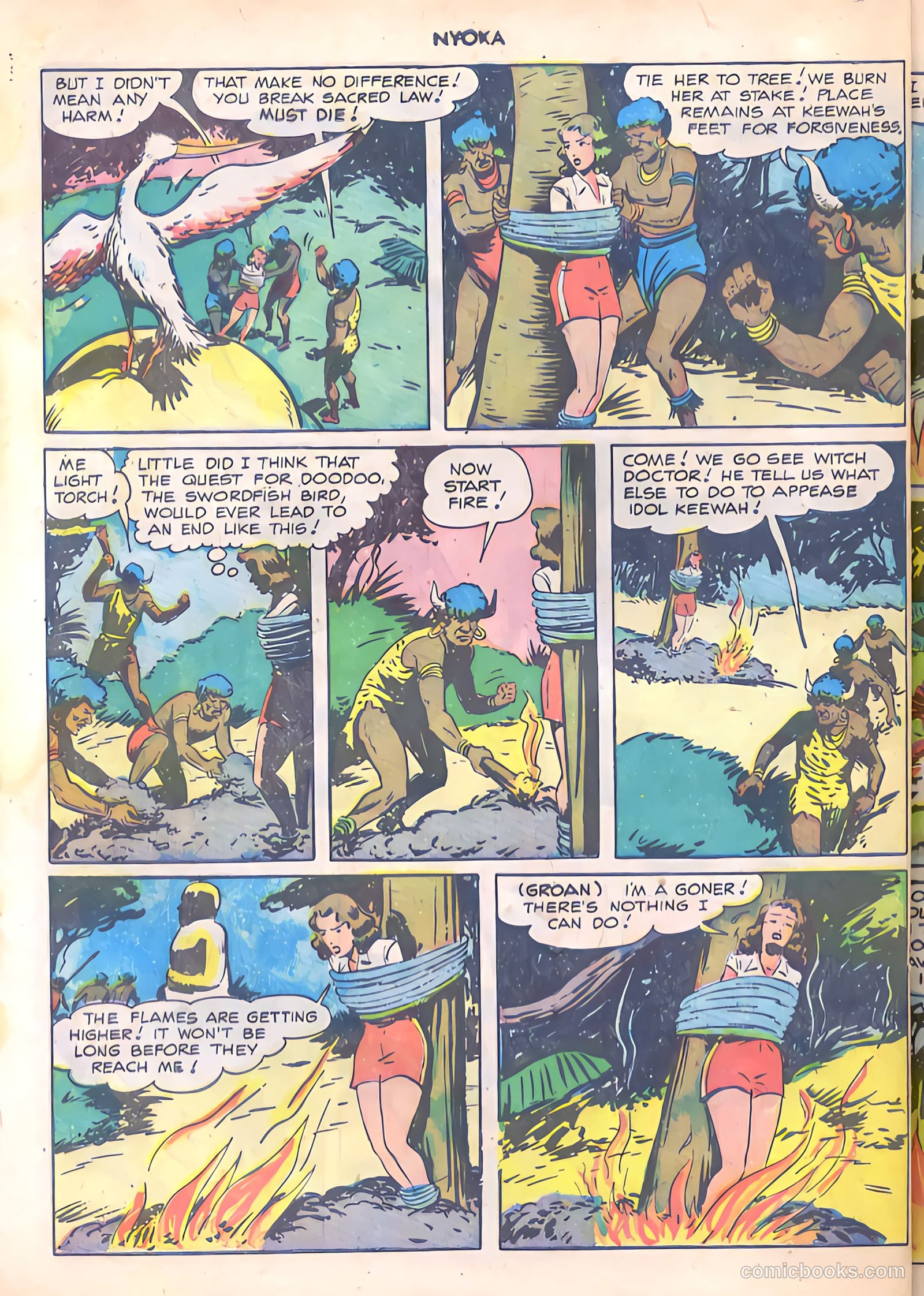 Nyoka the Jungle Girl #28 — page 44 of 52