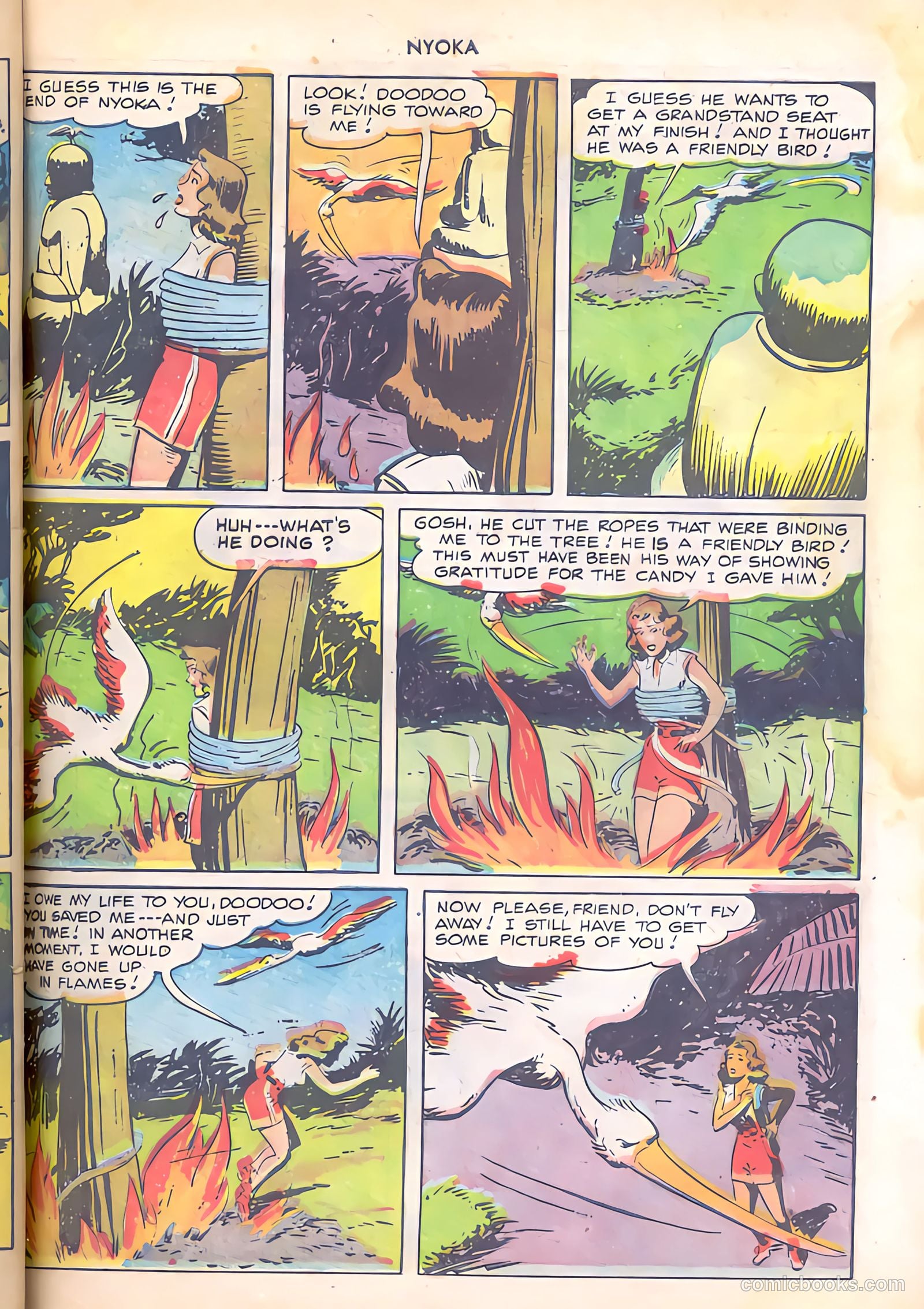 Nyoka the Jungle Girl #28 — page 45 of 52