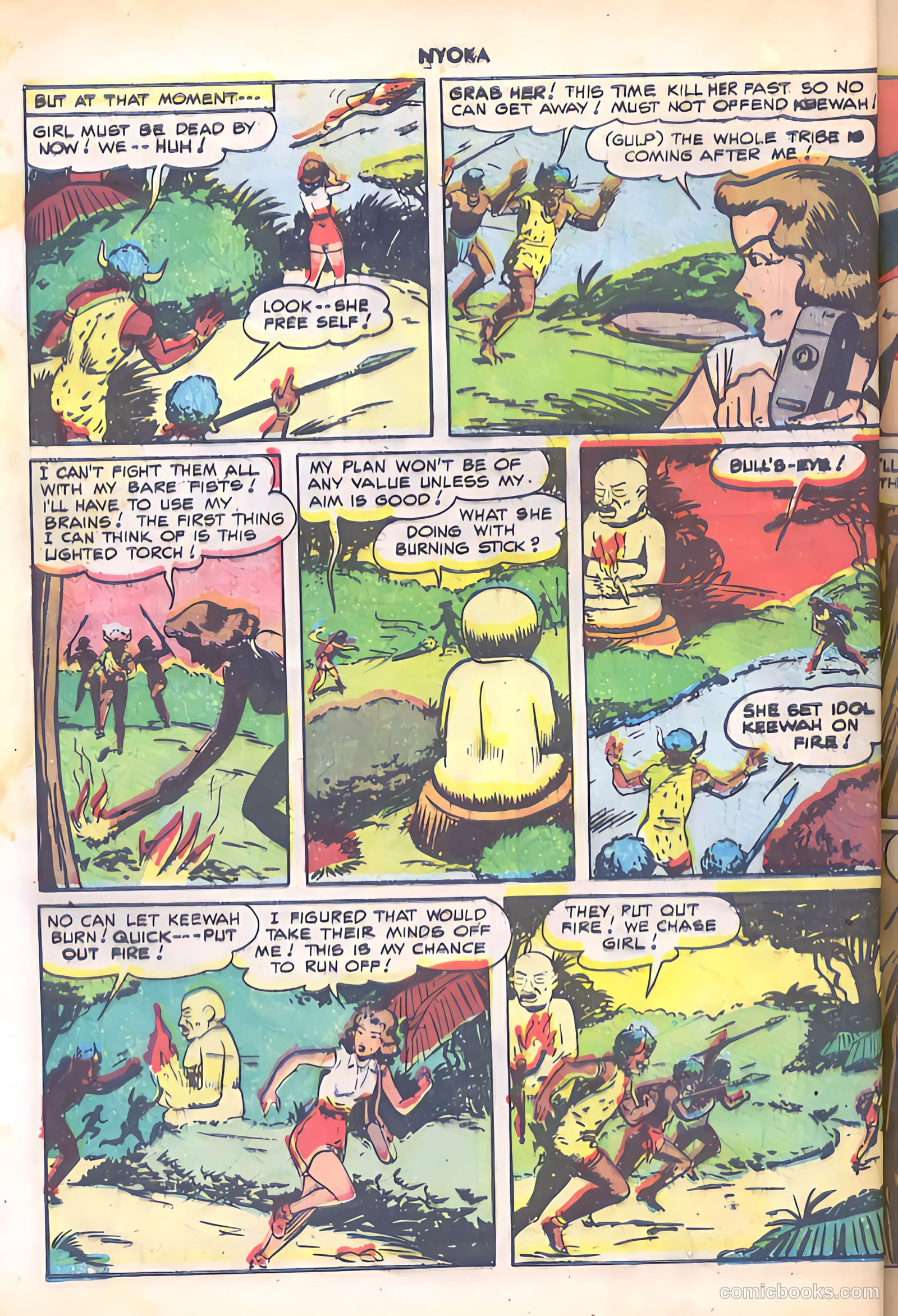 Nyoka the Jungle Girl #28 — page 46 of 52