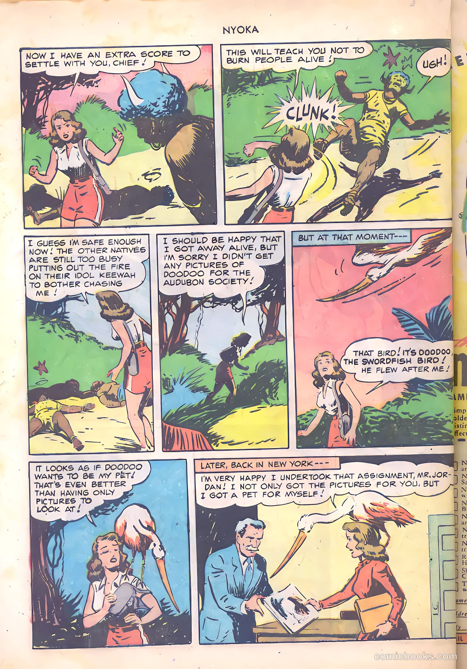 Nyoka the Jungle Girl #28 — page 48 of 52