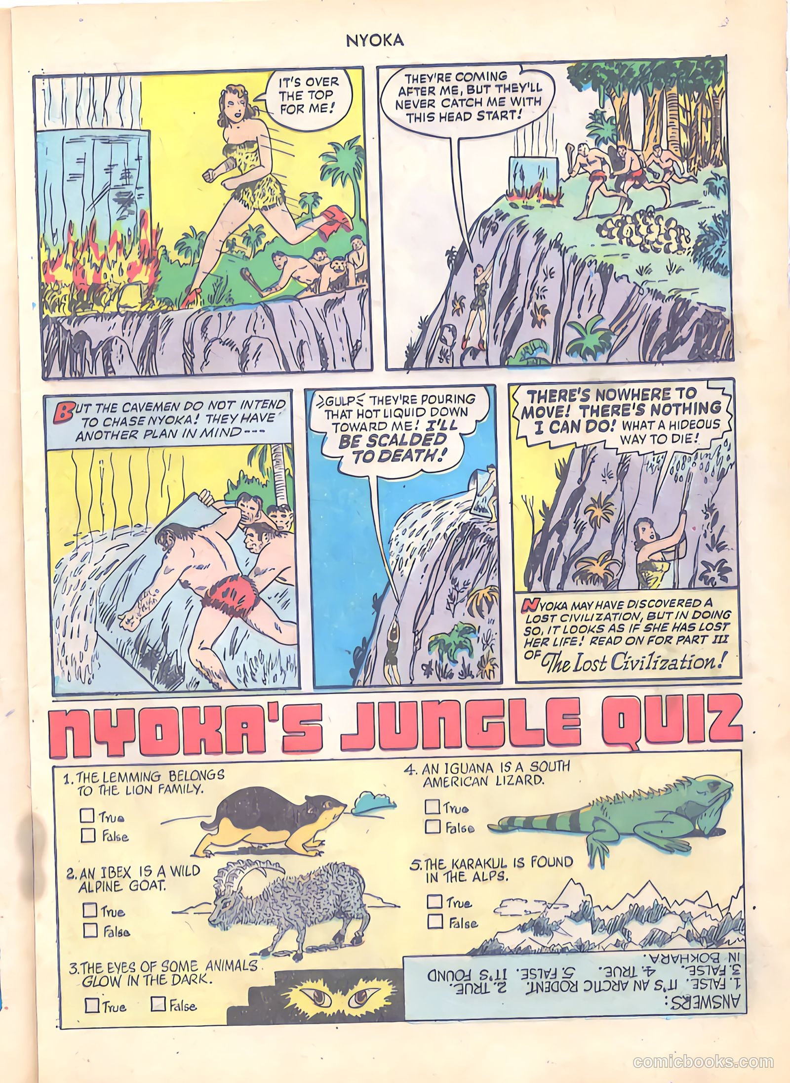 Nyoka the Jungle Girl #29 — page 17 of 52