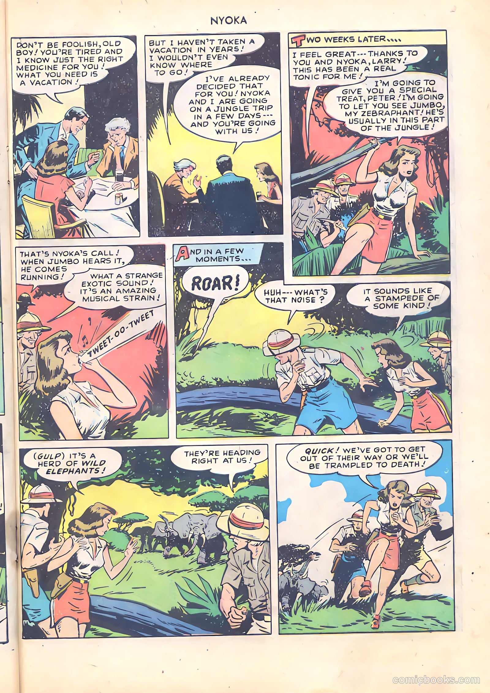 Nyoka the Jungle Girl #29 — page 33 of 52