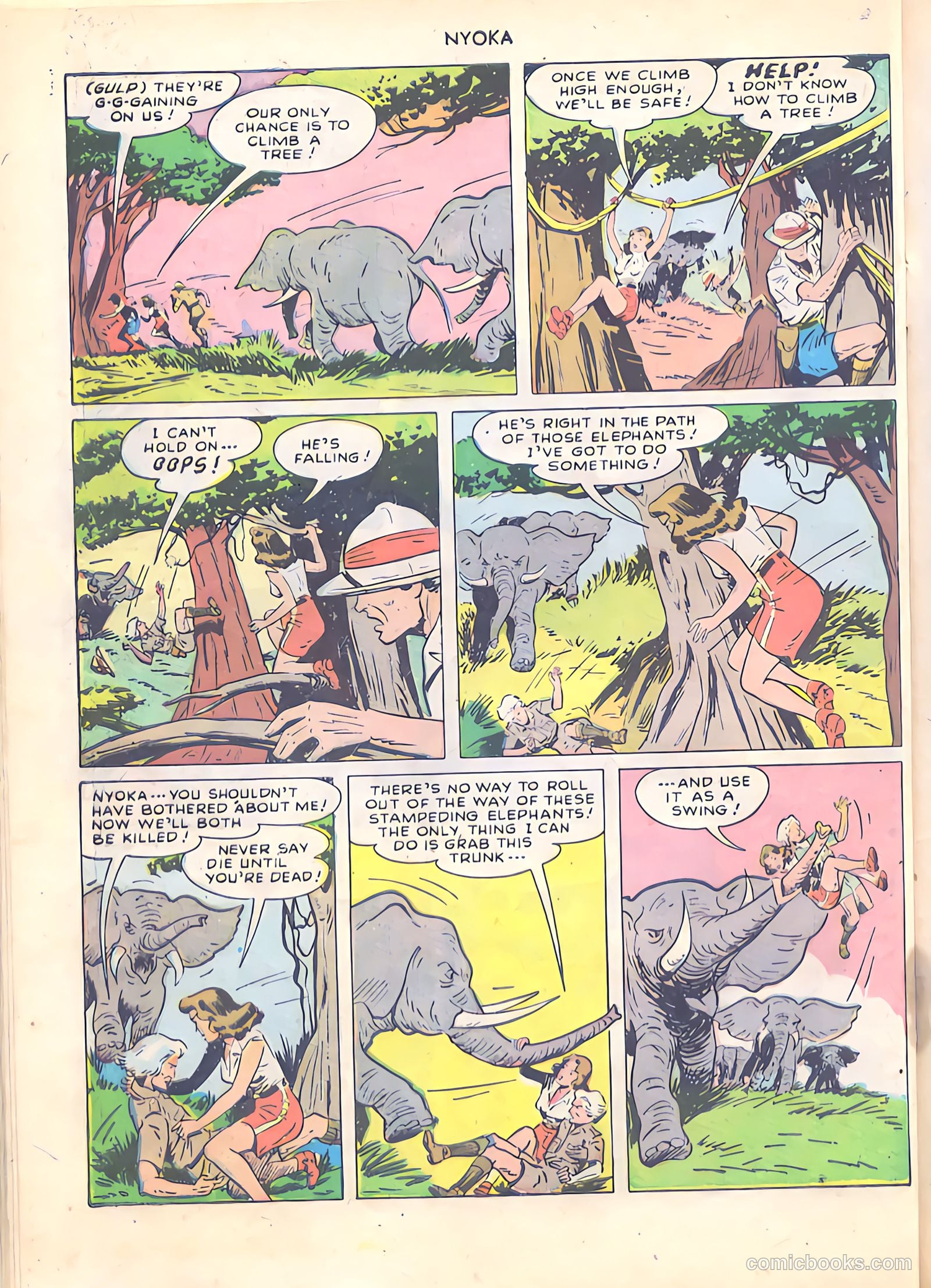 Nyoka the Jungle Girl #29 — page 34 of 52
