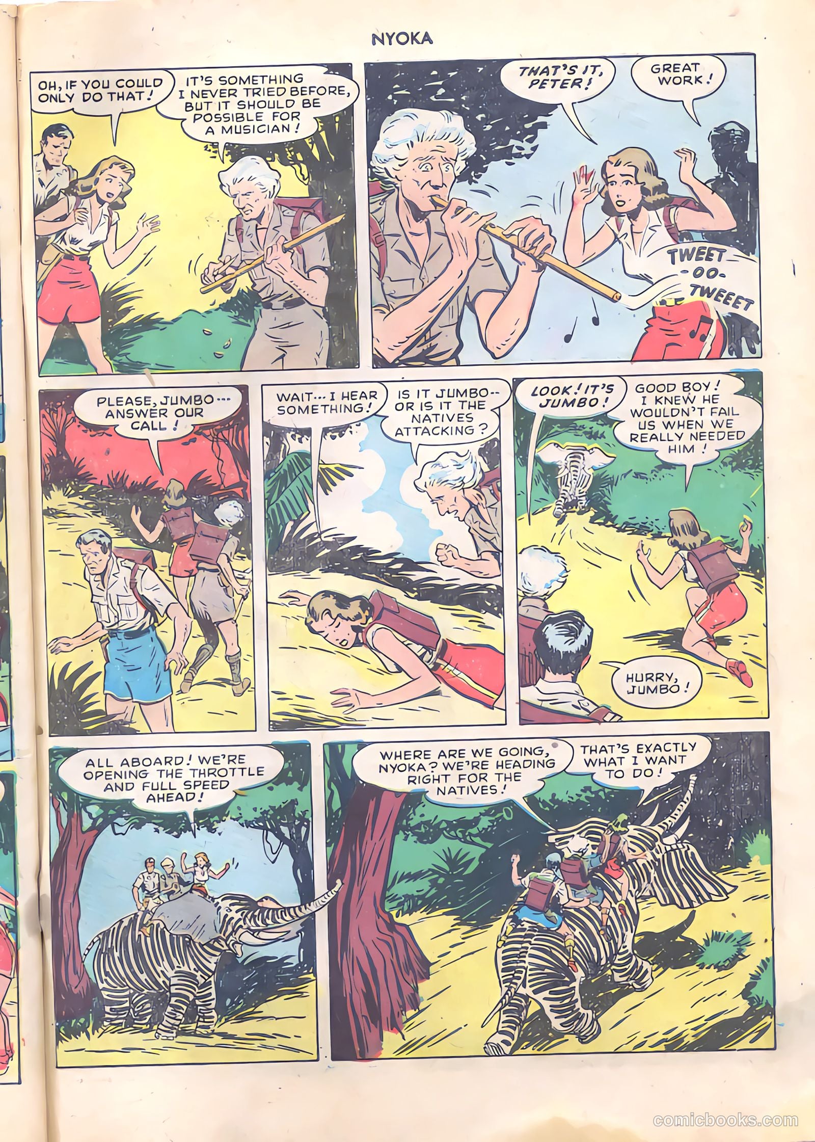 Nyoka the Jungle Girl #29 — page 47 of 52