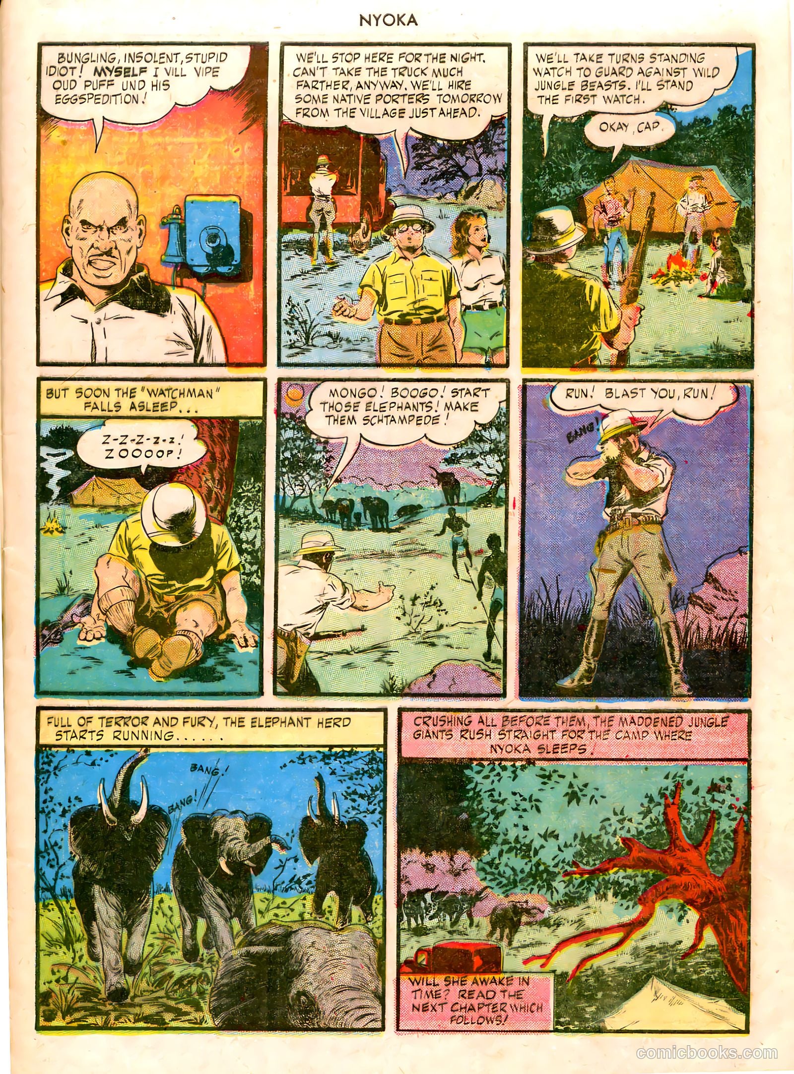 Nyoka the Jungle Girl #3 — page 9 of 36