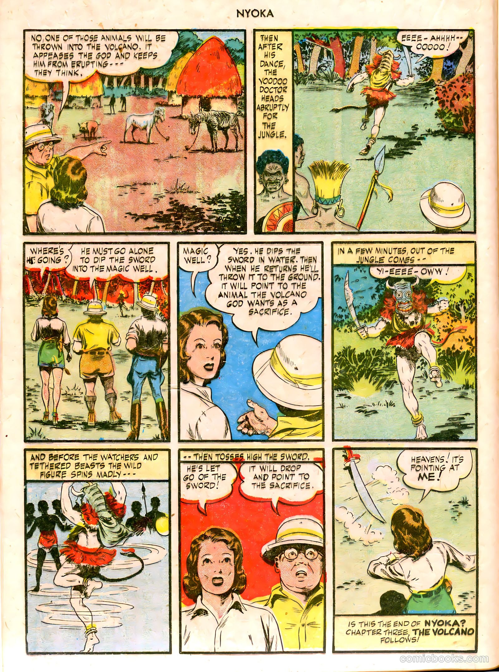 Nyoka the Jungle Girl #3 — page 16 of 36
