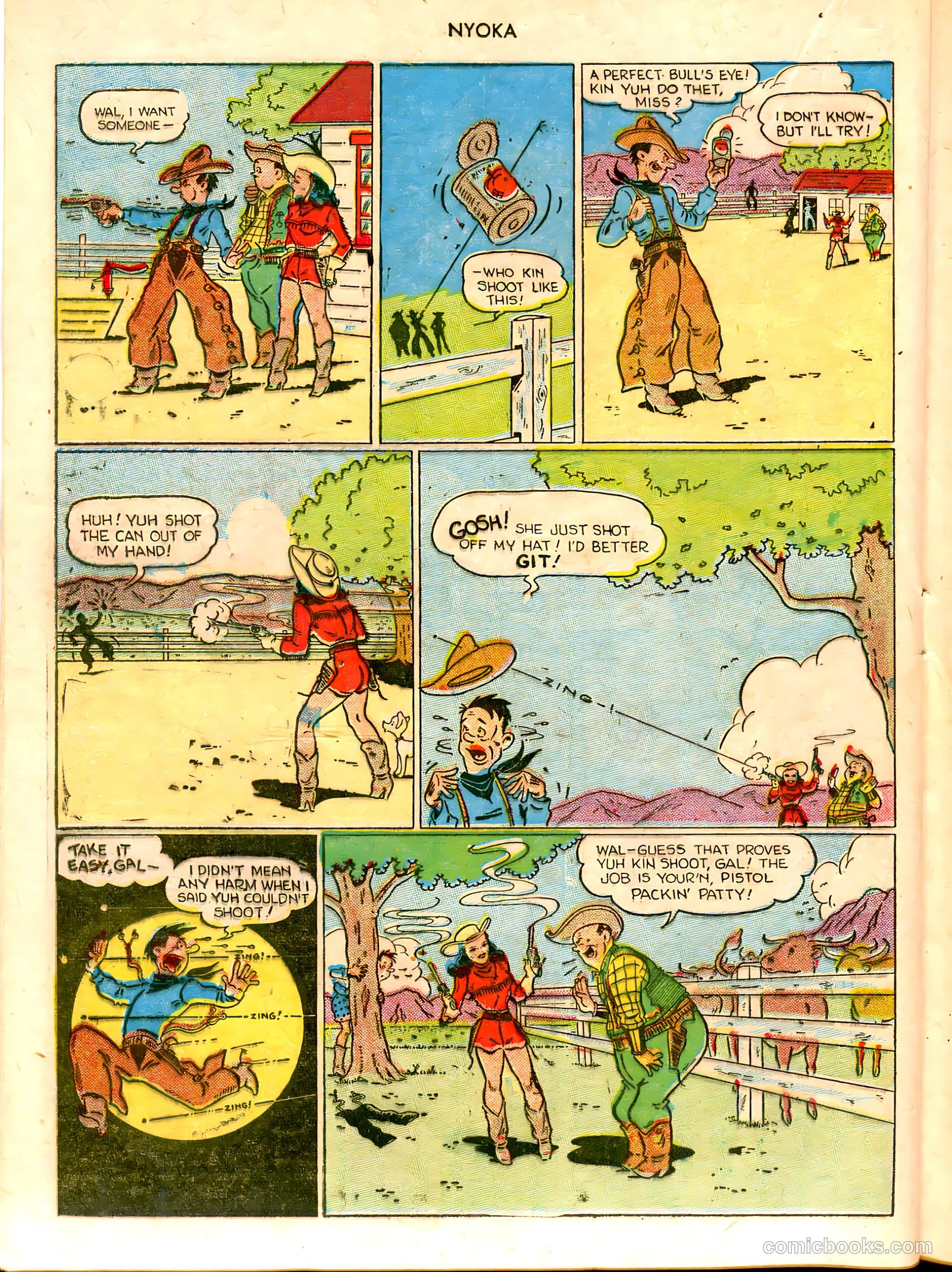 Nyoka the Jungle Girl #3 — page 20 of 36